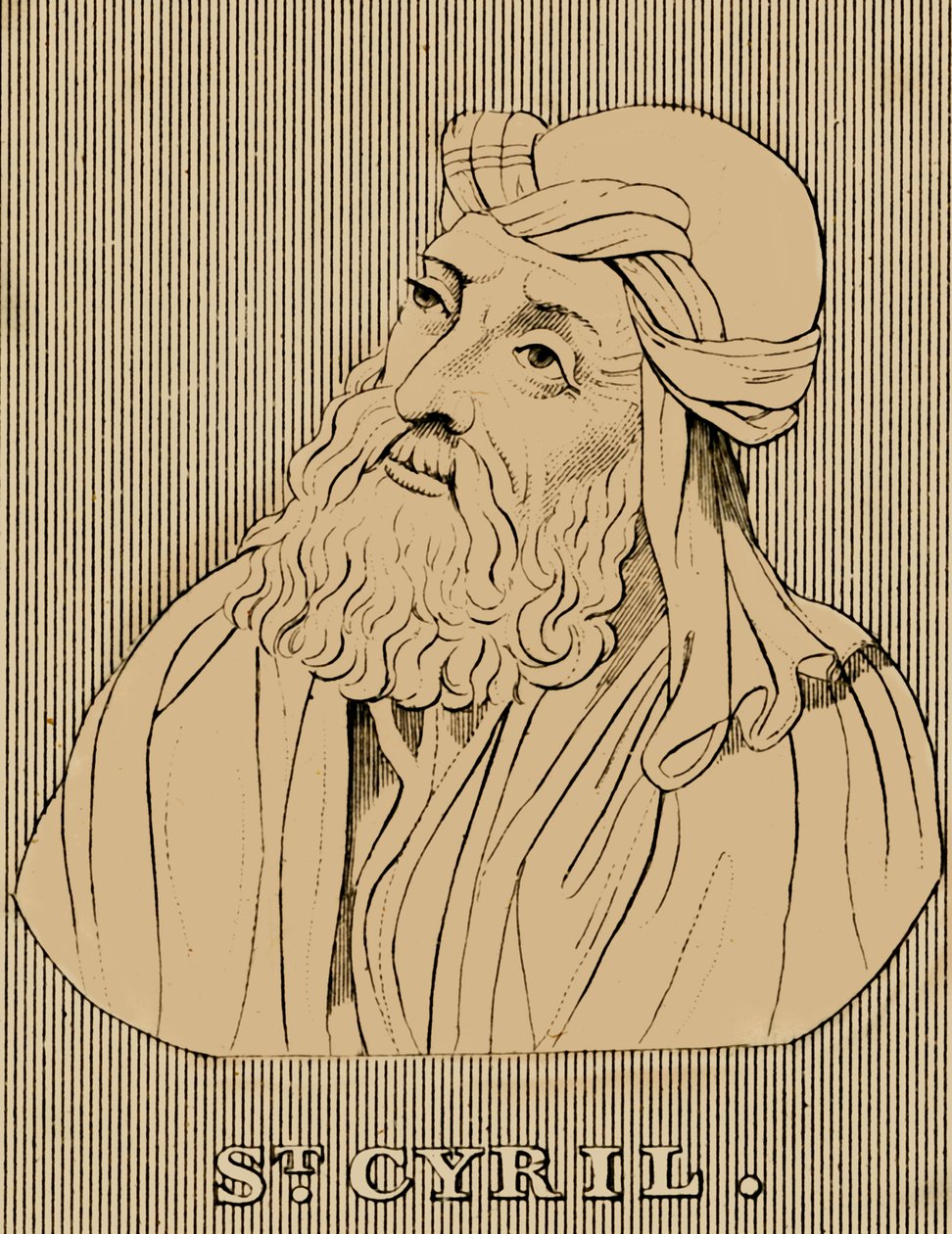 Aziz Cyril, c376-444, 1830. by Unbekannt