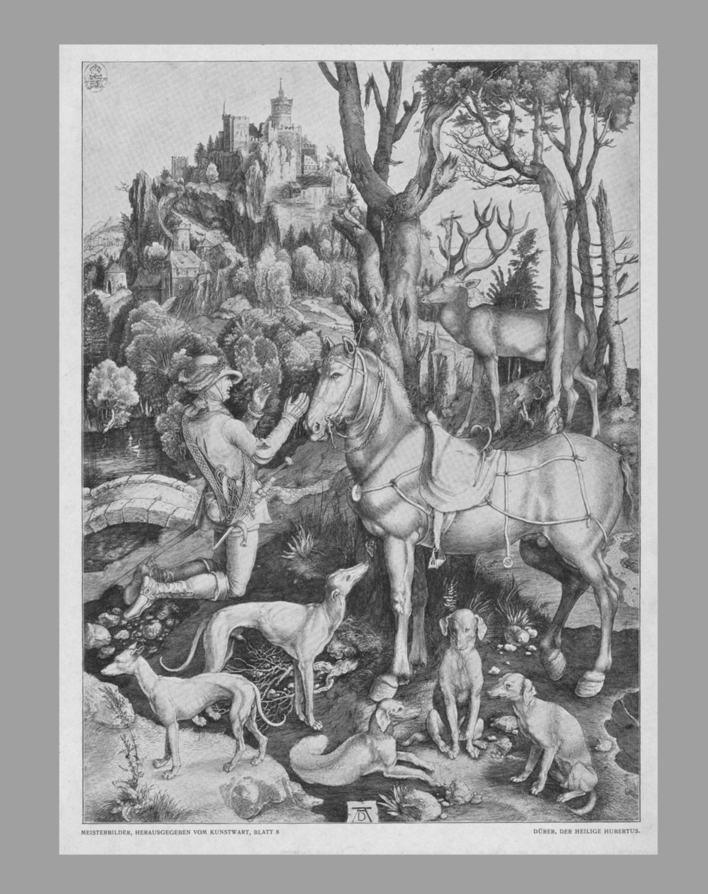 Aziz Eustace, c1501, 19. yüzyıl. by Unbekannt