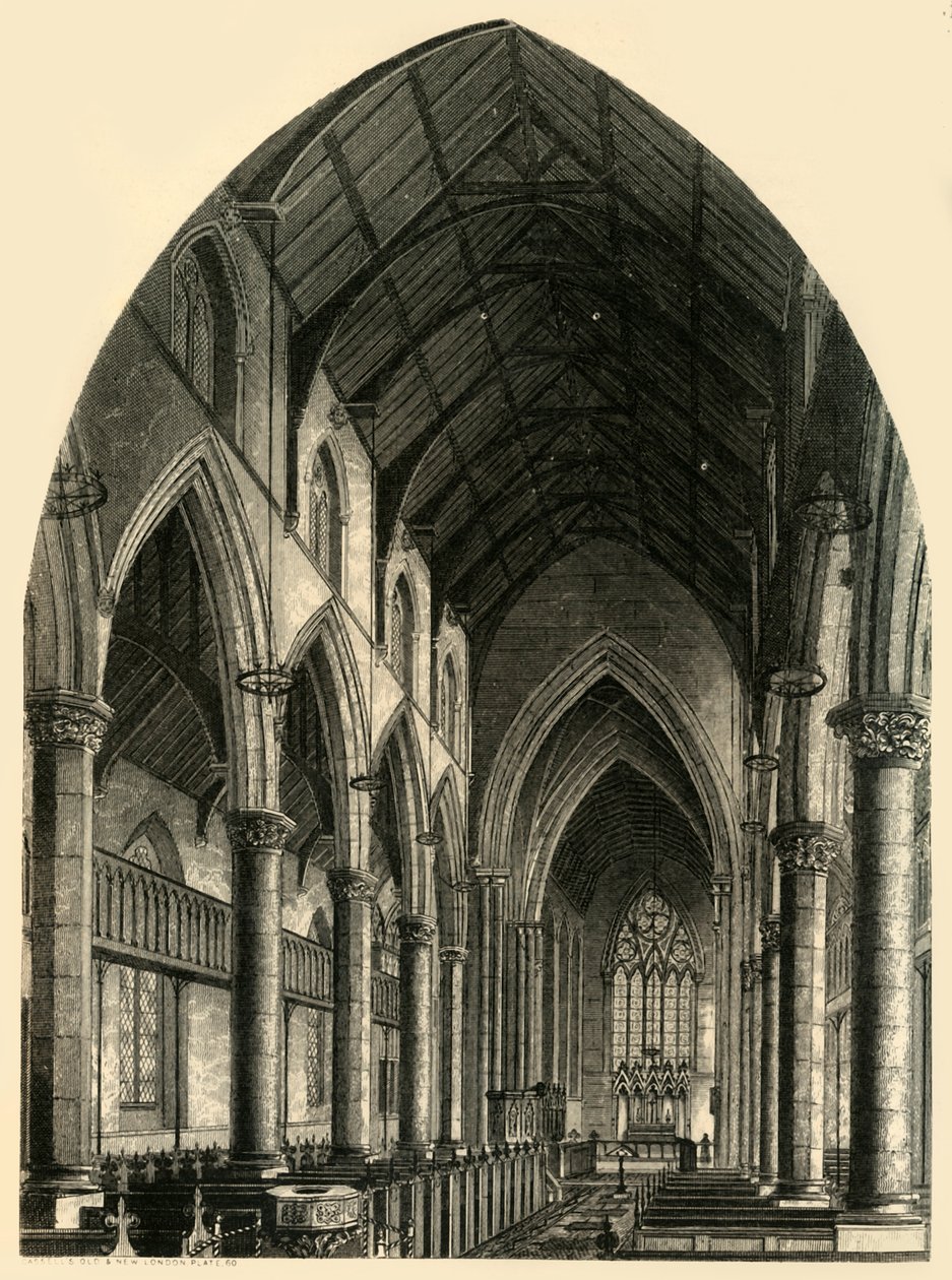 Aziz Giles Kilisesi, Camberwell, c1878. by Unbekannt