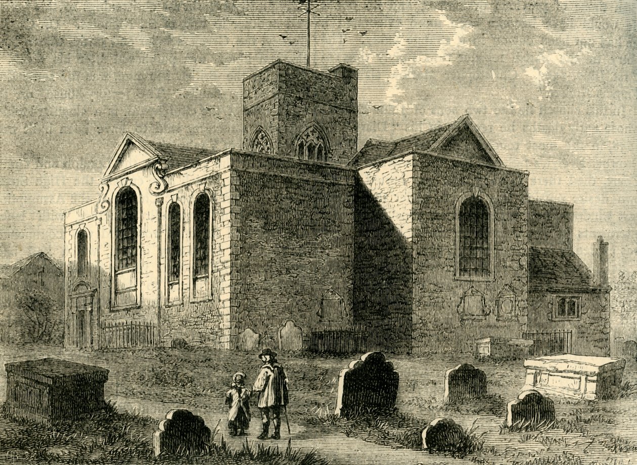 Aziz Nicholas Kilisesi, Deptford, c1878. by Unbekannt