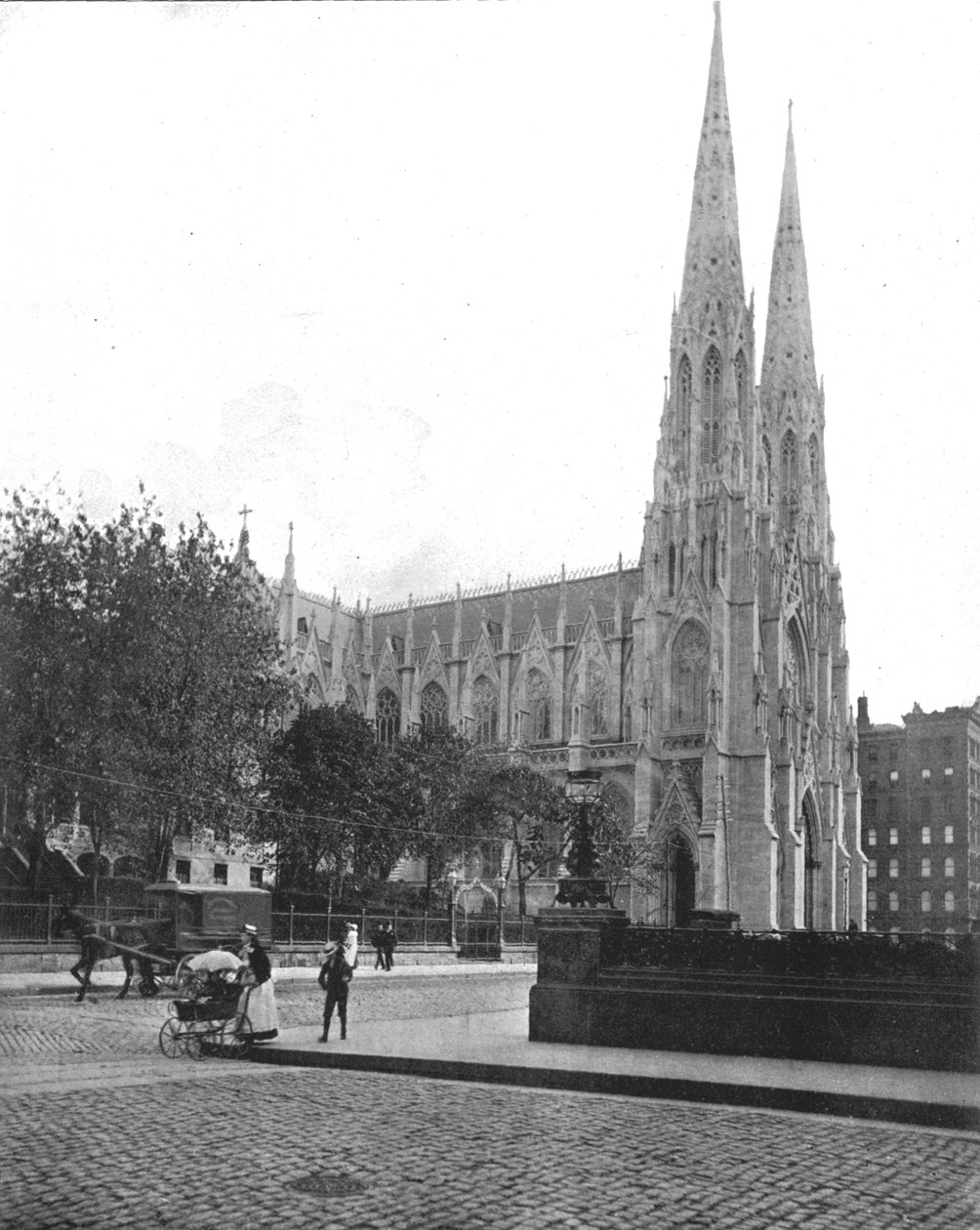 St Patricks Katedrali, New York, ABD, c1900. by Unbekannt