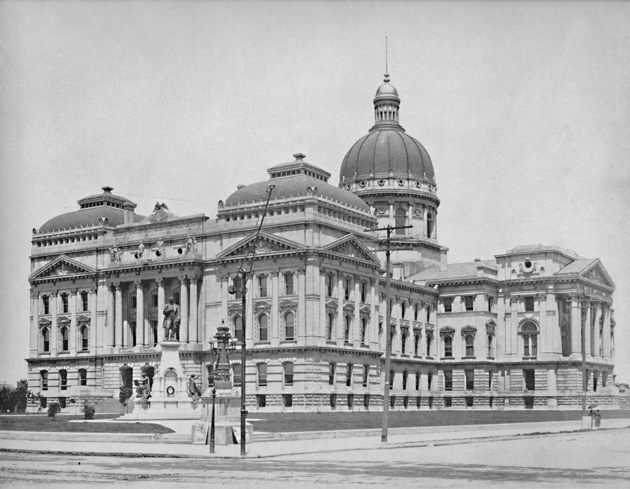 Eyalet Başkenti, Indianapolis, Indiana, c1897. by Unbekannt