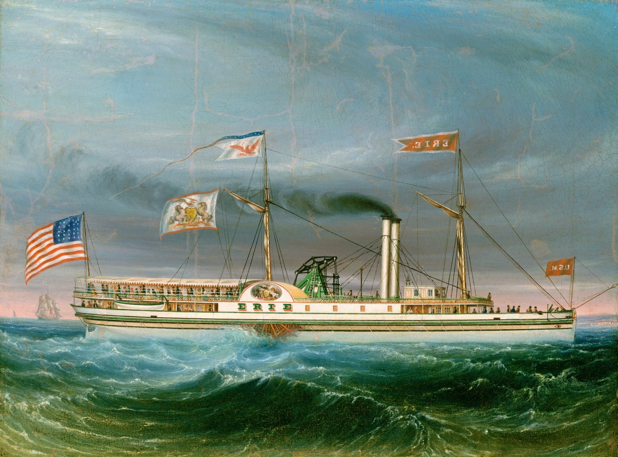 Buharlı gemi Erie, muhtemelen 1837. by Unbekannt