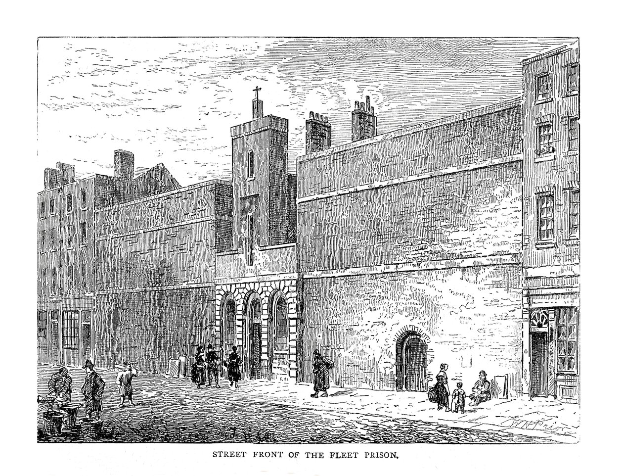 Filo Hapishanesinin Sokak Önü, 1878 by Unbekannt
