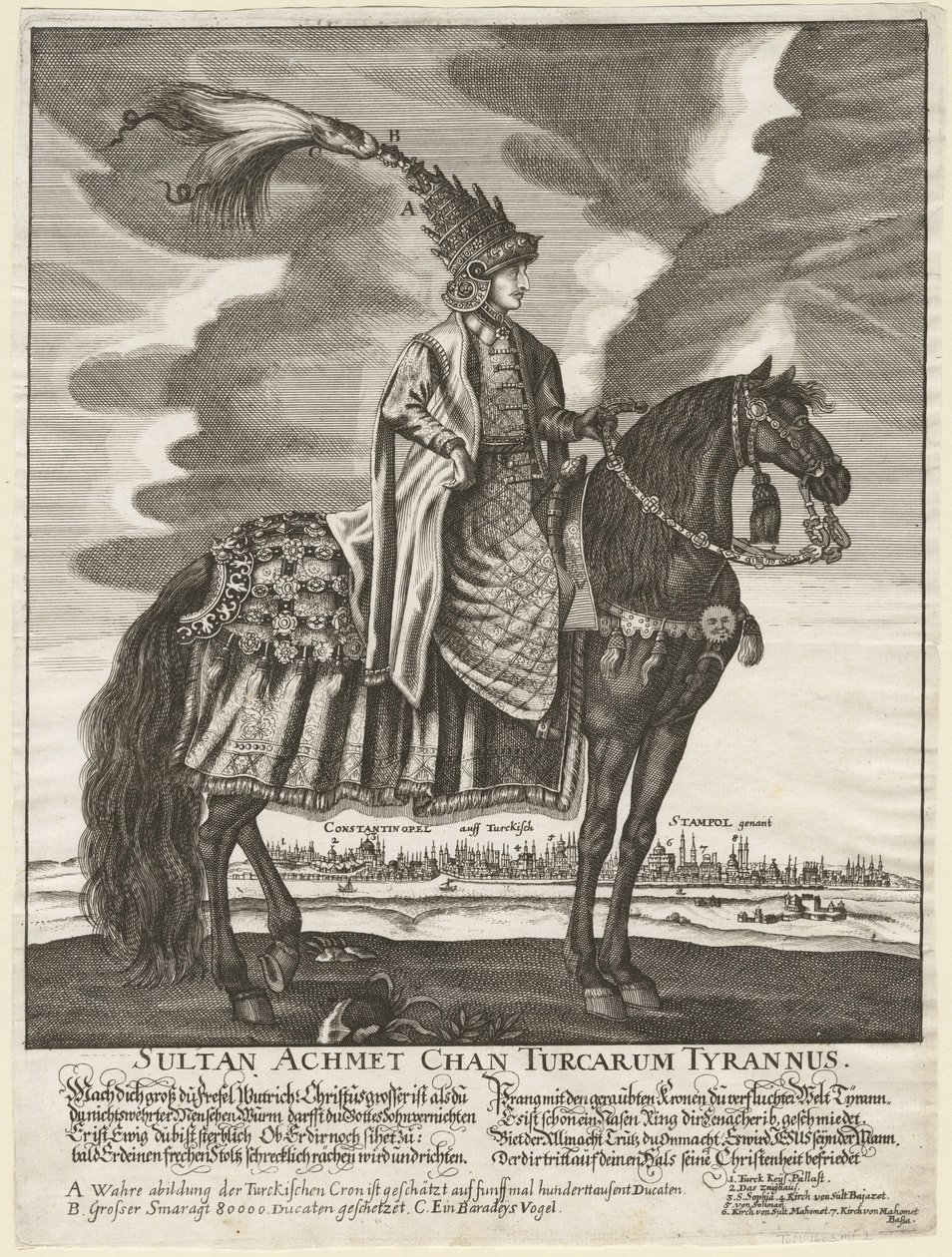 Sultan III. Ahmed 1673-1736, 1710 by Unbekannt