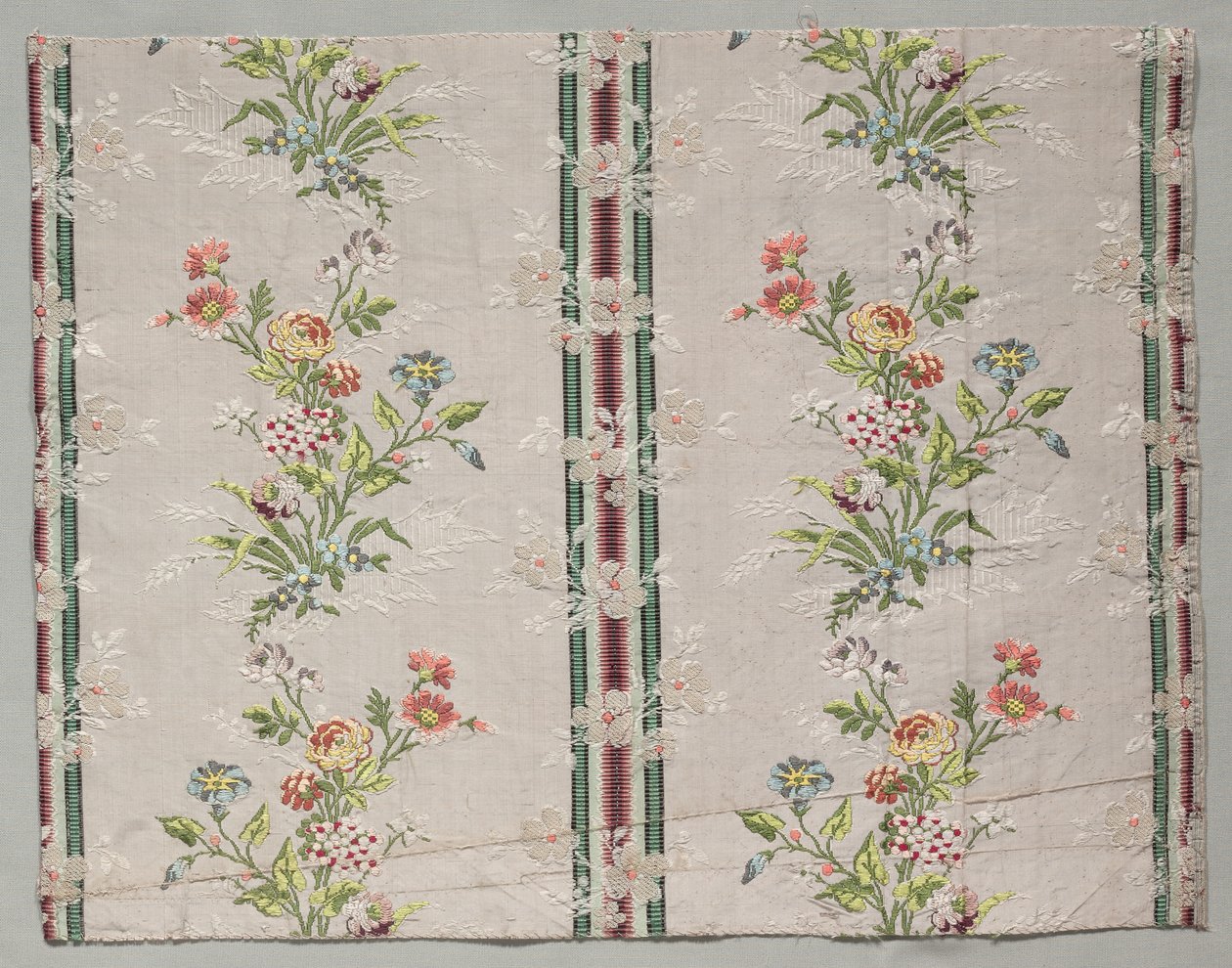 Tafta, Brocaded, c. 1790. by Unbekannt