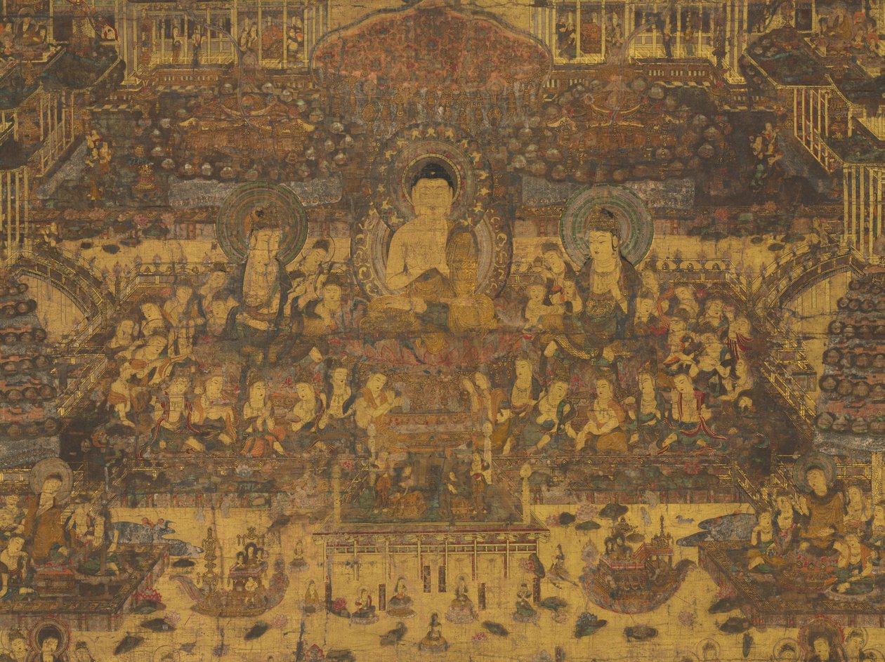 Taima Mandala, 1300-1333. by Unbekannt