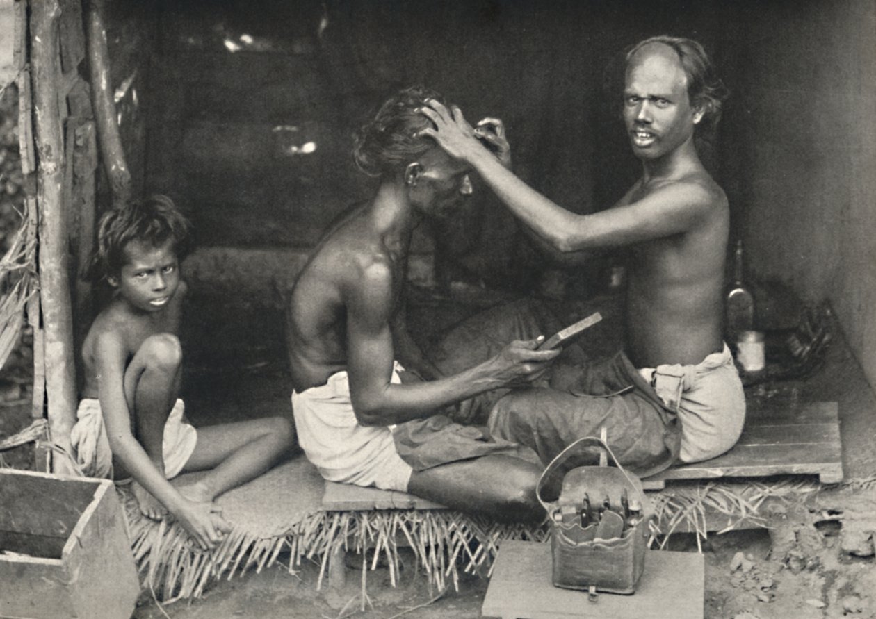 Tamulischer Barbier, 1926 by Unbekannt
