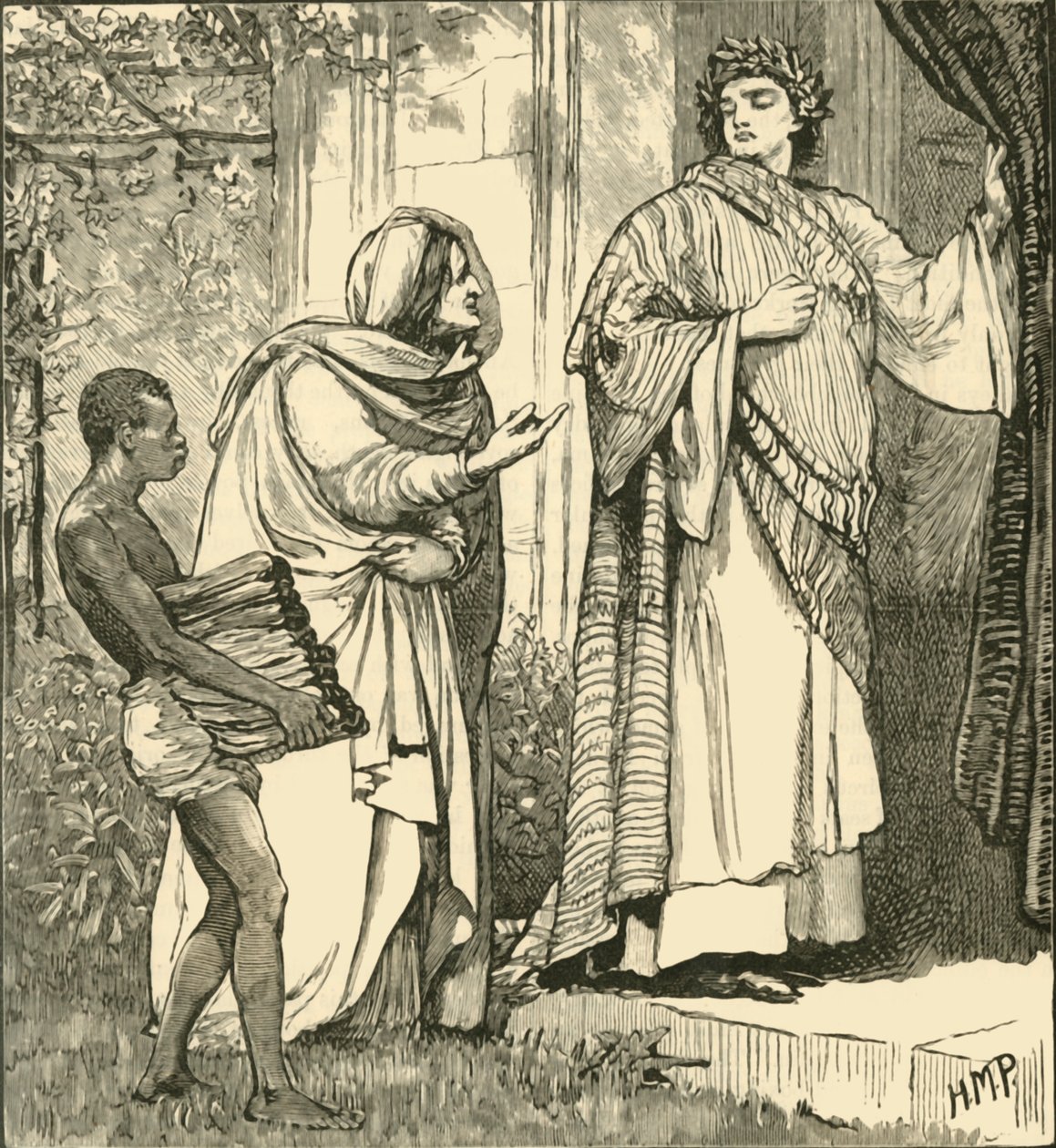 Tarquinius ve Sibyl, 1890. by Unbekannt