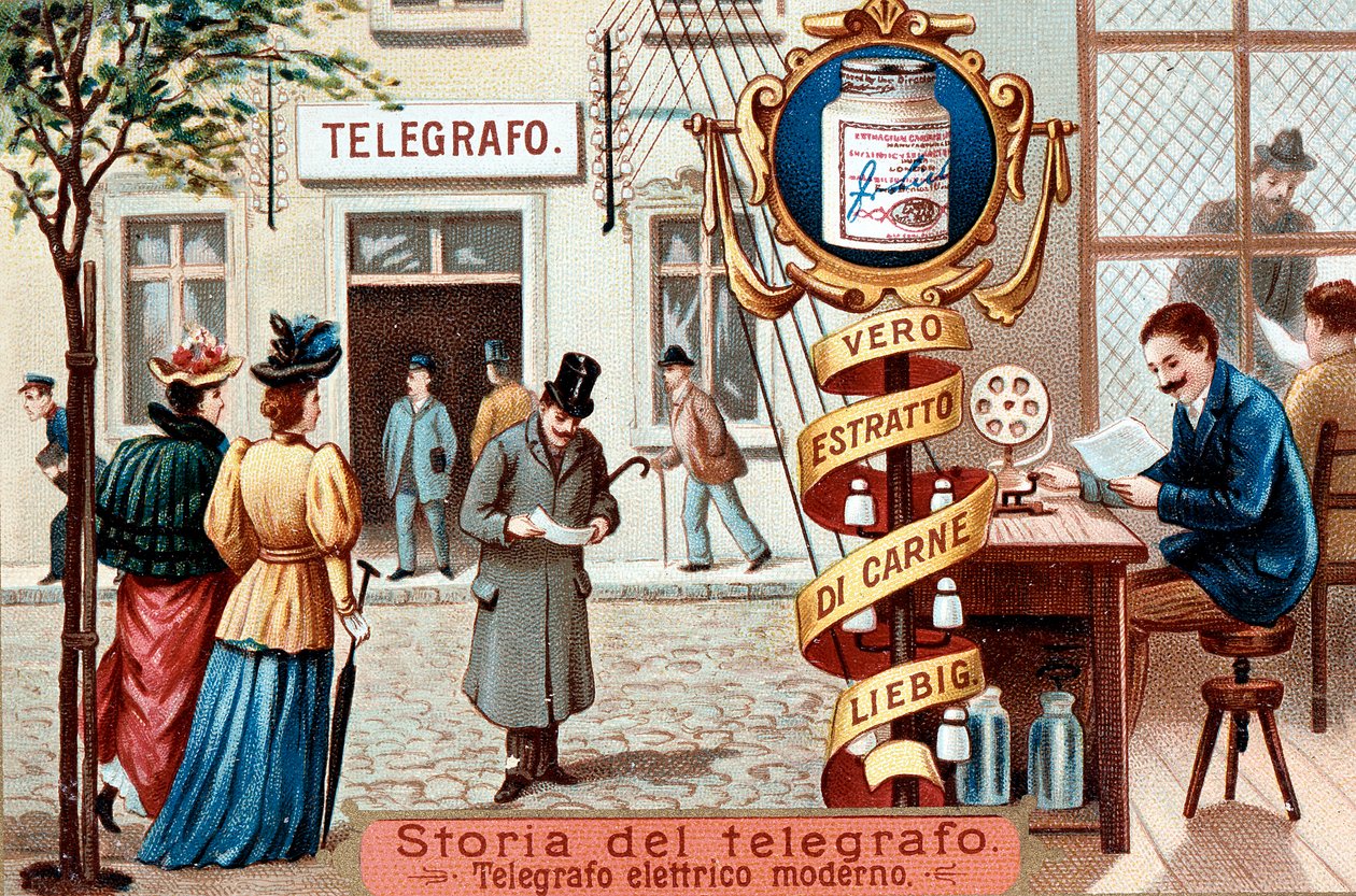 Telgraf ofisi, c1900 by Unbekannt