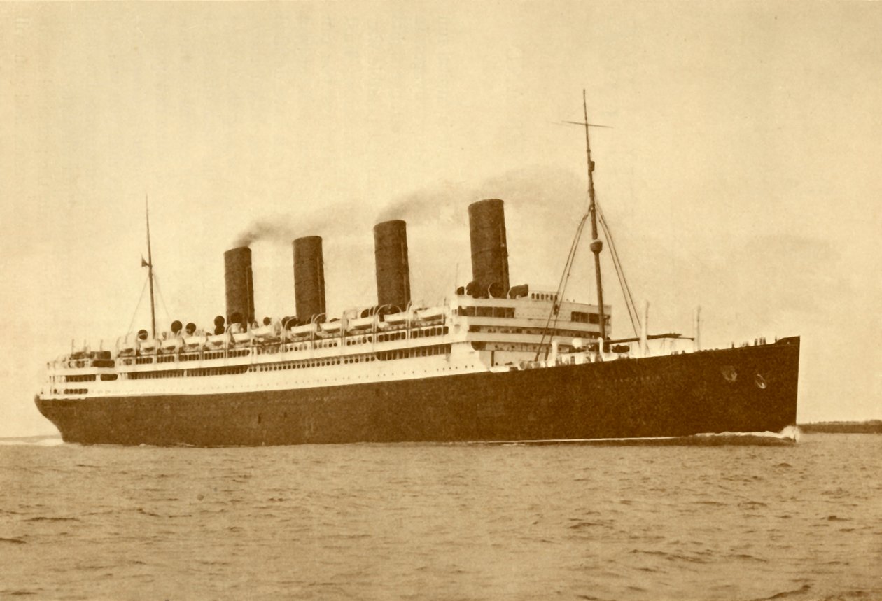 Aquitania Cunard Hattı, 45.647 Ton, c1930. by Unbekannt