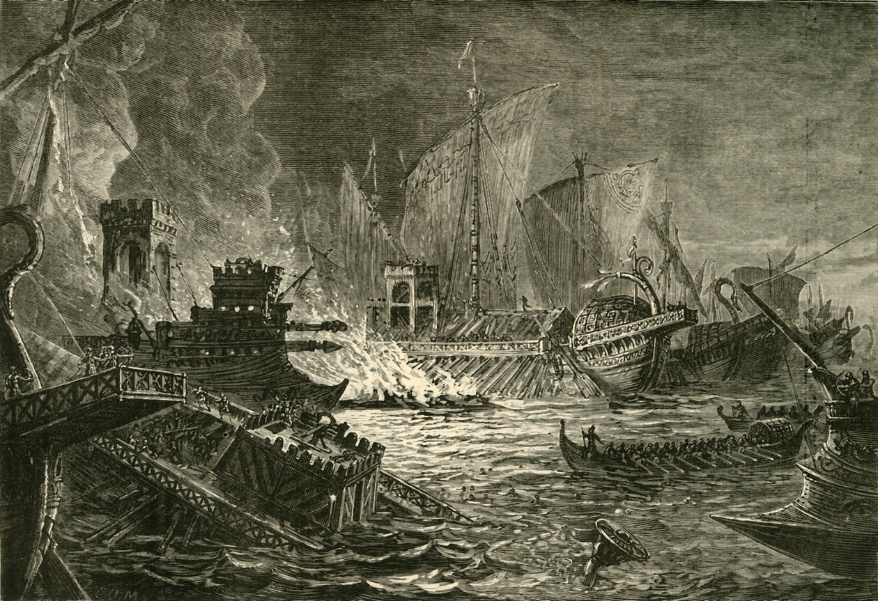 Actium Savaşı, 1890. by Unbekannt