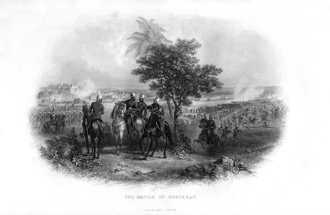 Goojerat Savaşı, 1849, 19. yüzyıl by Unbekannt