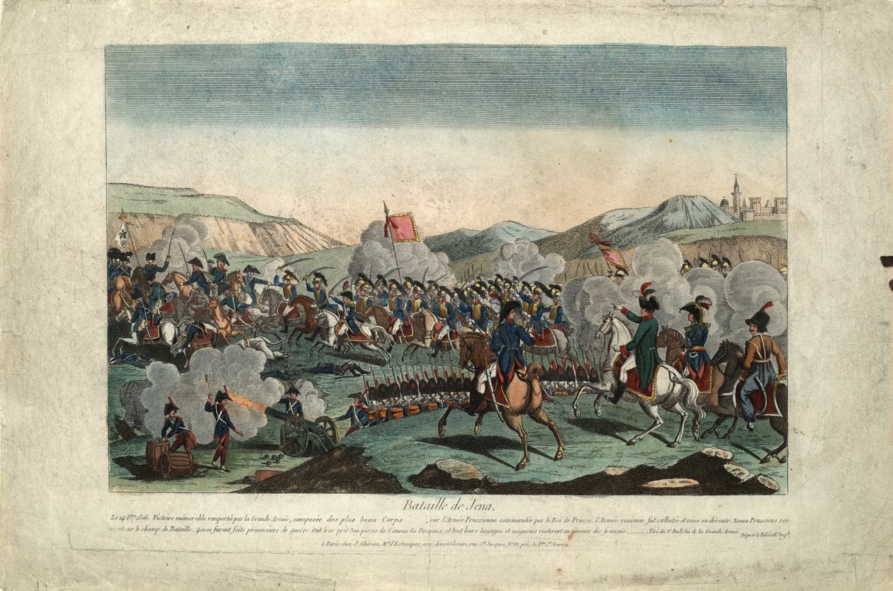 Jena Savaşı, yaklaşık 1806 by Unbekannt