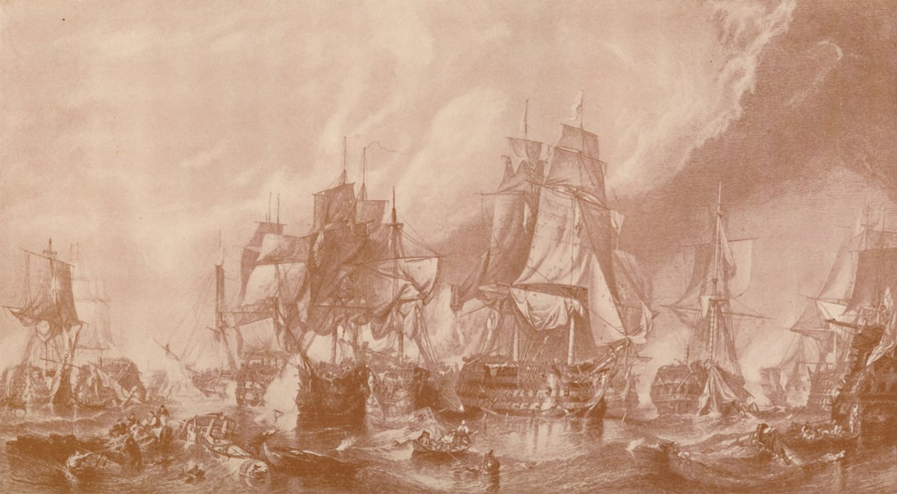 Trafalgar Savaşı, 1805, 1896. by Unbekannt