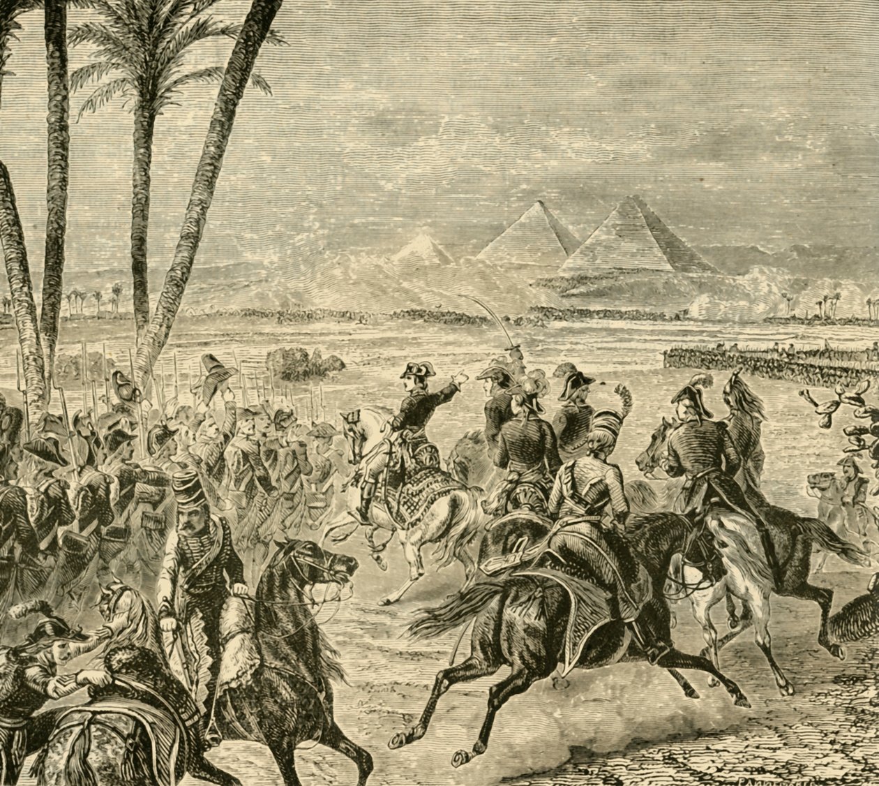 Piramitlerin Savaşı, 1798, 1890. by Unbekannt