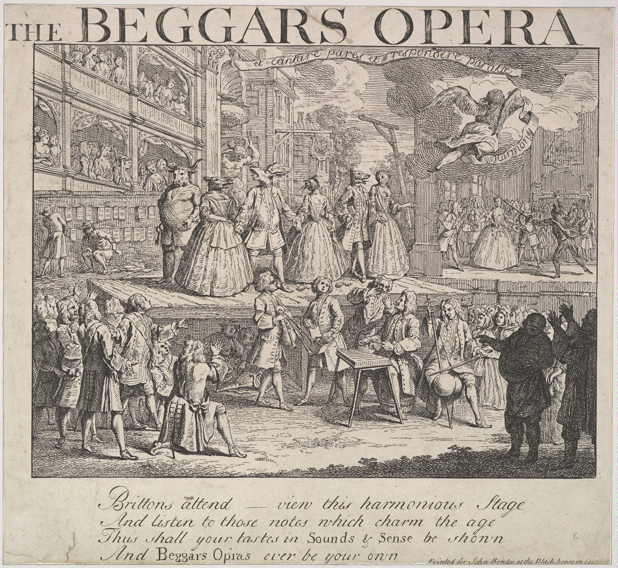 Dilenciler Operası, 1728. by Unbekannt