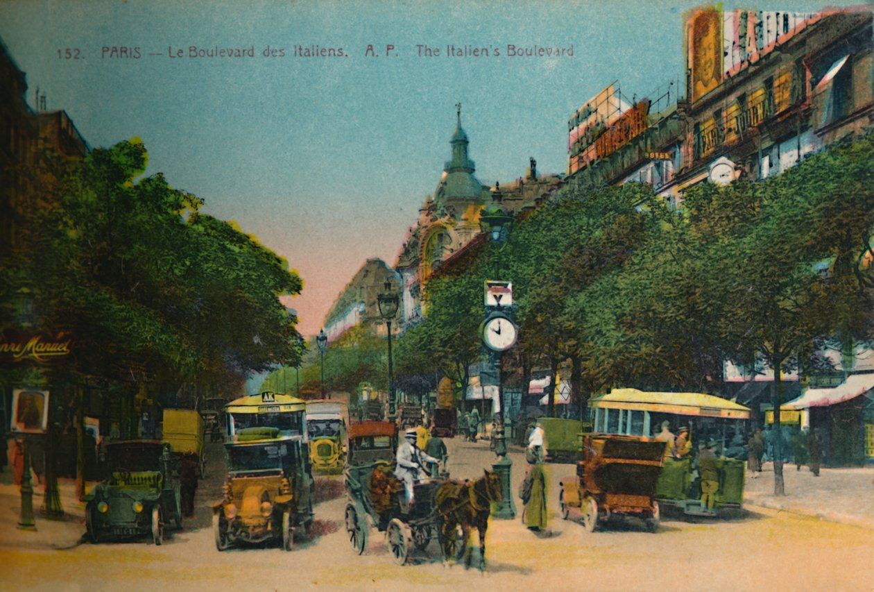 Boulevard des Italiens, Paris, c1920 by Unbekannt