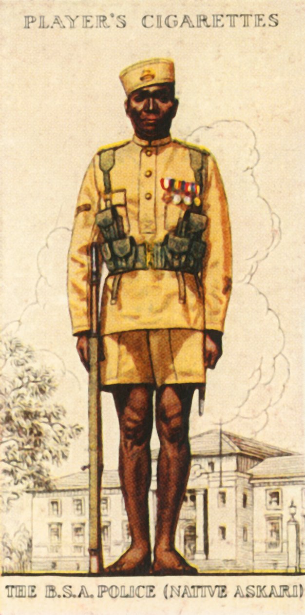 İngiliz Güney Afrika Polisi Yerli Askari, 1936. by Unbekannt