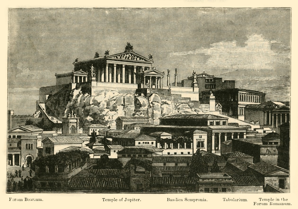 Capitol, Palatine Dağı restorasyonundan, 1890. by Unbekannt