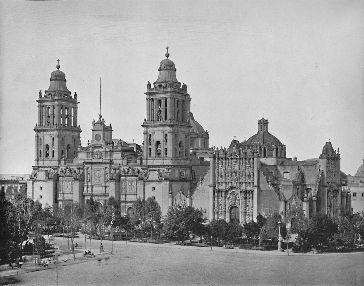 Katedral, Meksika Şehri, c1897. by Unbekannt