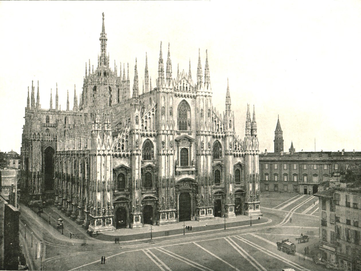 Katedral, Milano, İtalya, 1895. by Unbekannt