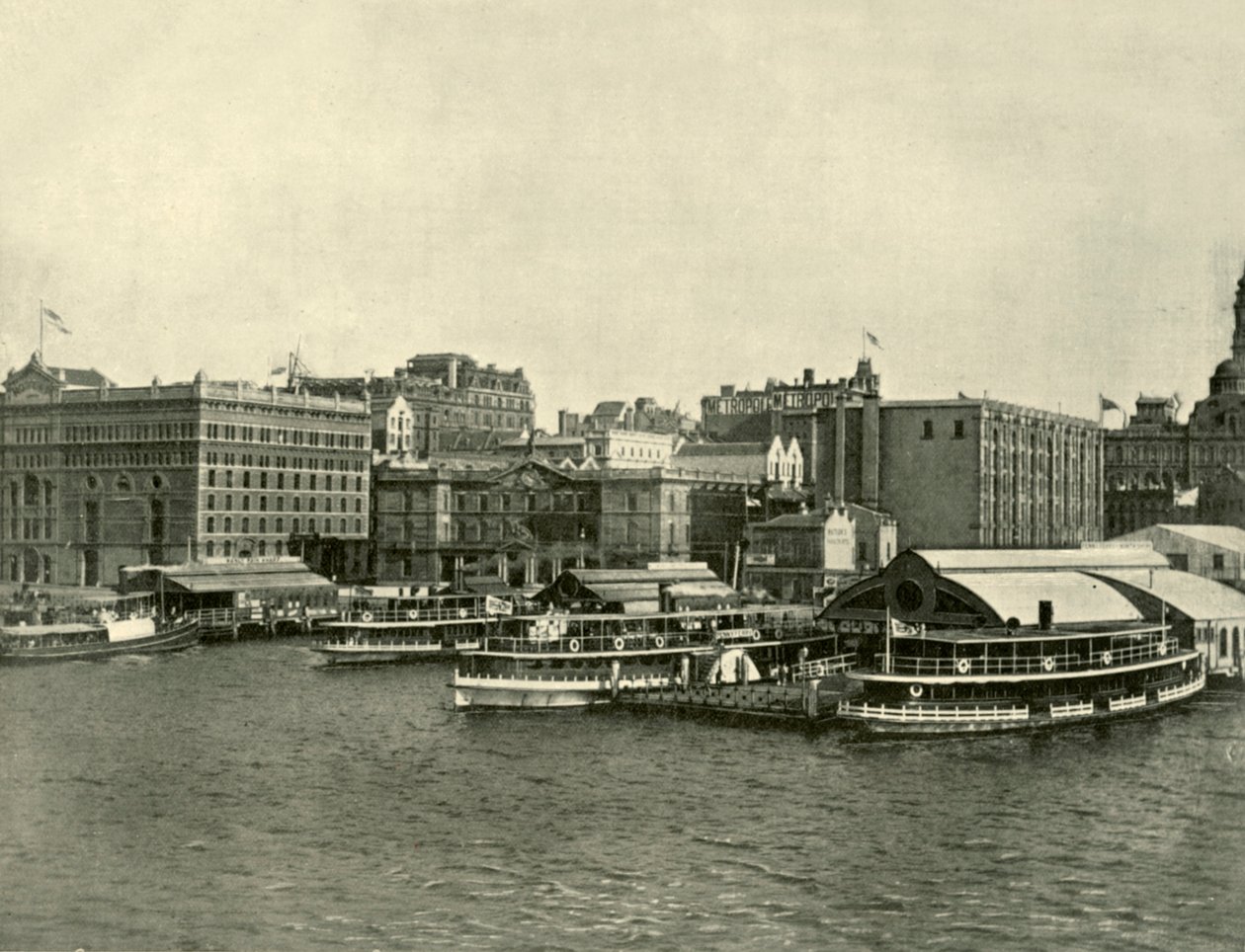 Dairesel Rıhtım, Sidney, 1901. by Unbekannt