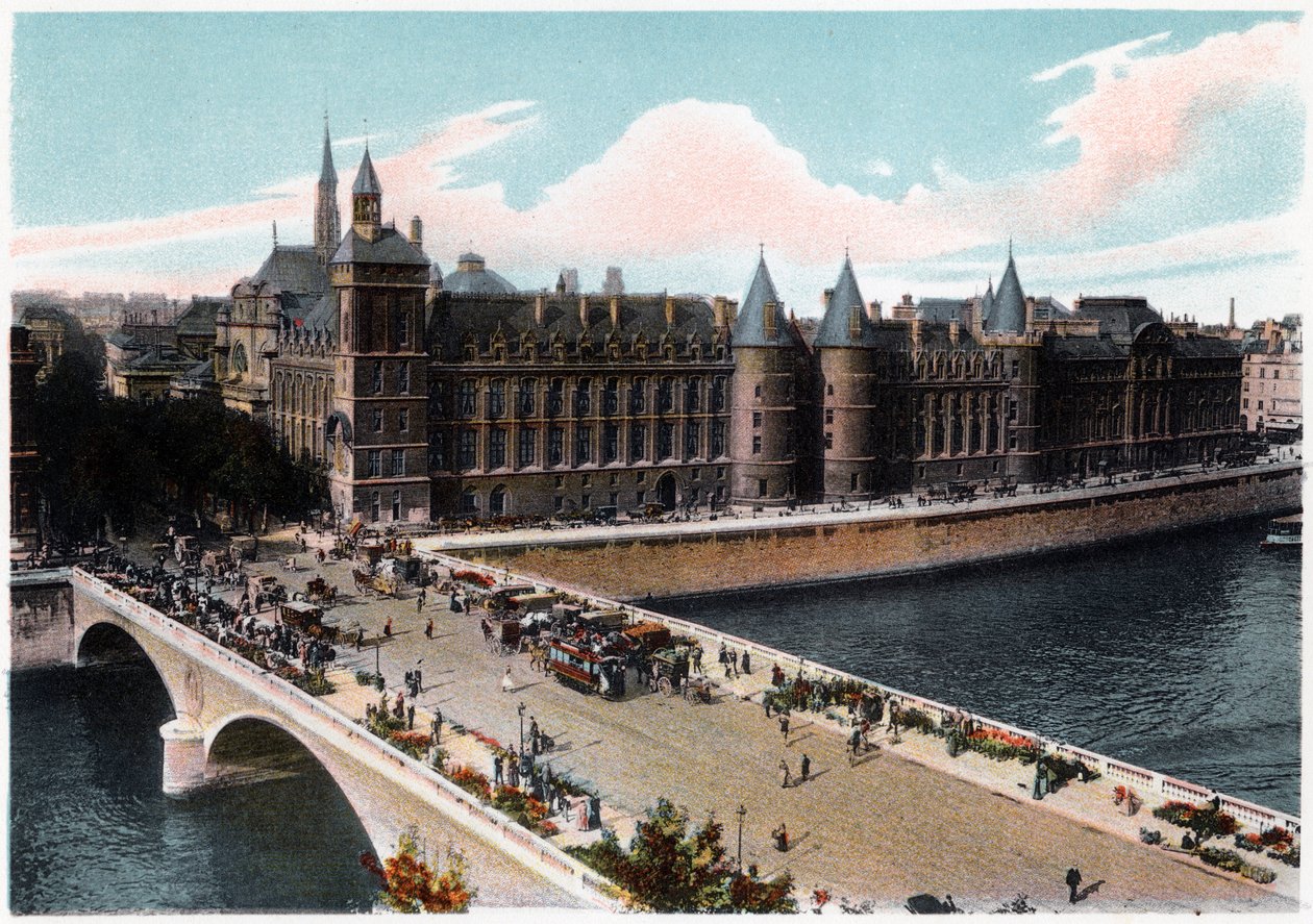 Conciergerie ve Pont Neuf, Paris, c1900 by Unbekannt