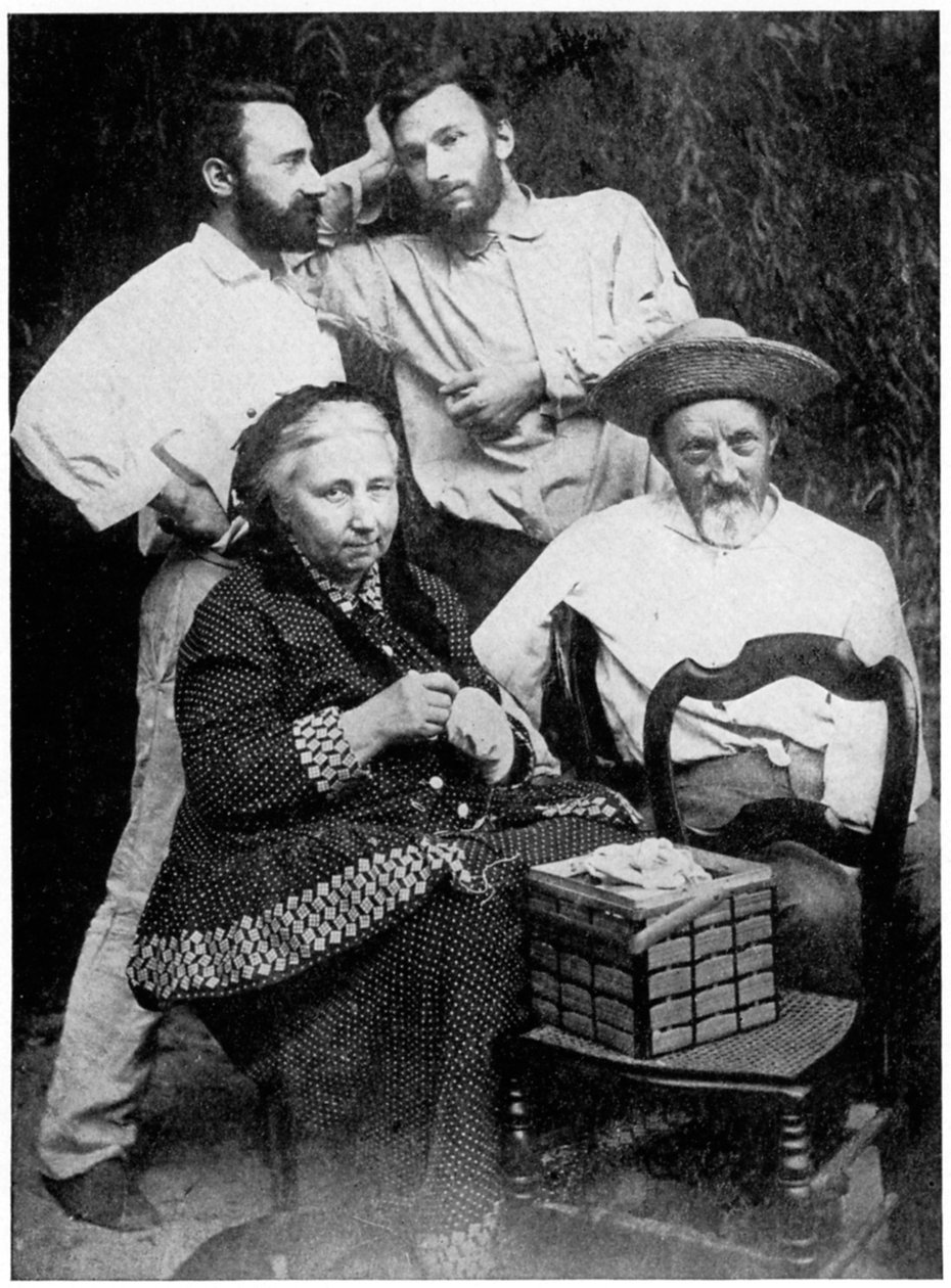 Curie ailesi, 19. yüzyılın sonlarında. by Unbekannt