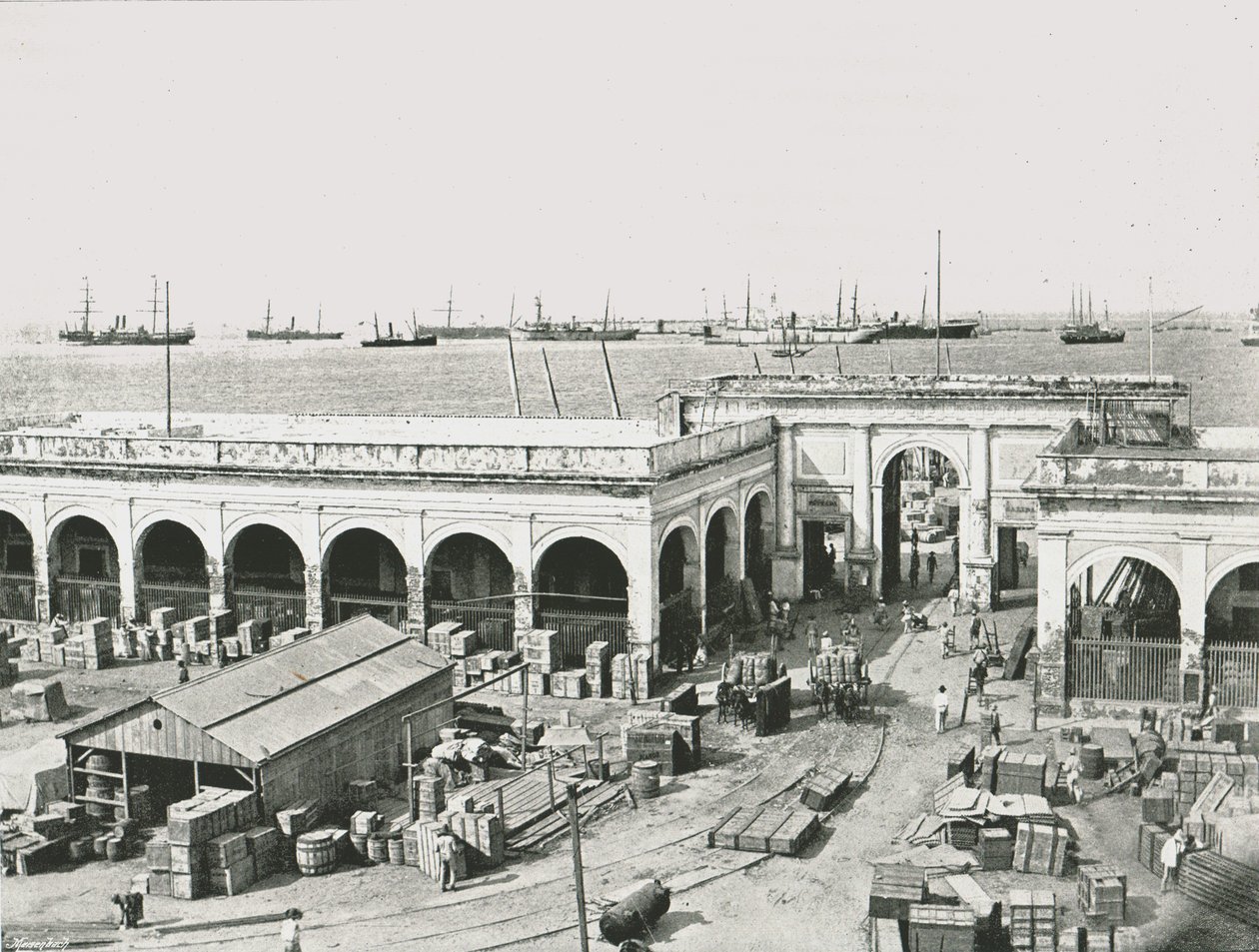 Gümrük Evi, Veracruz, Meksika, 1895. by Unbekannt