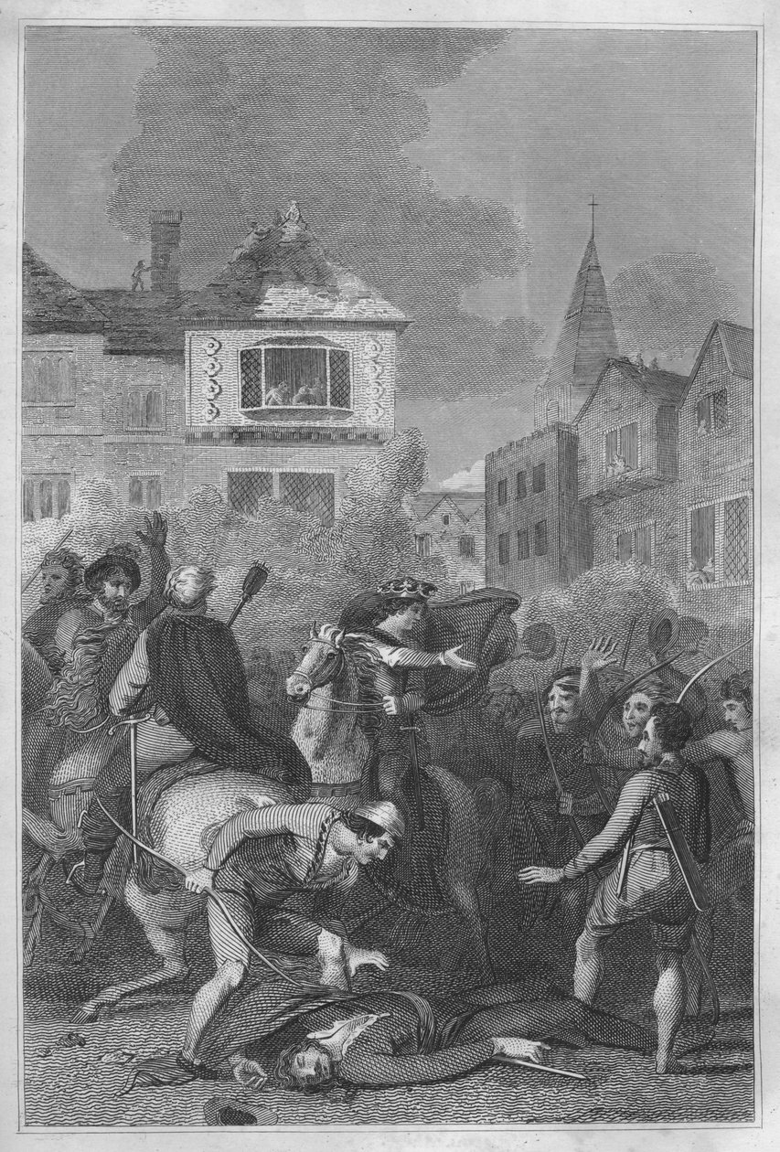 Wat Tyler'ın Ölümü, 1838 by Unbekannt