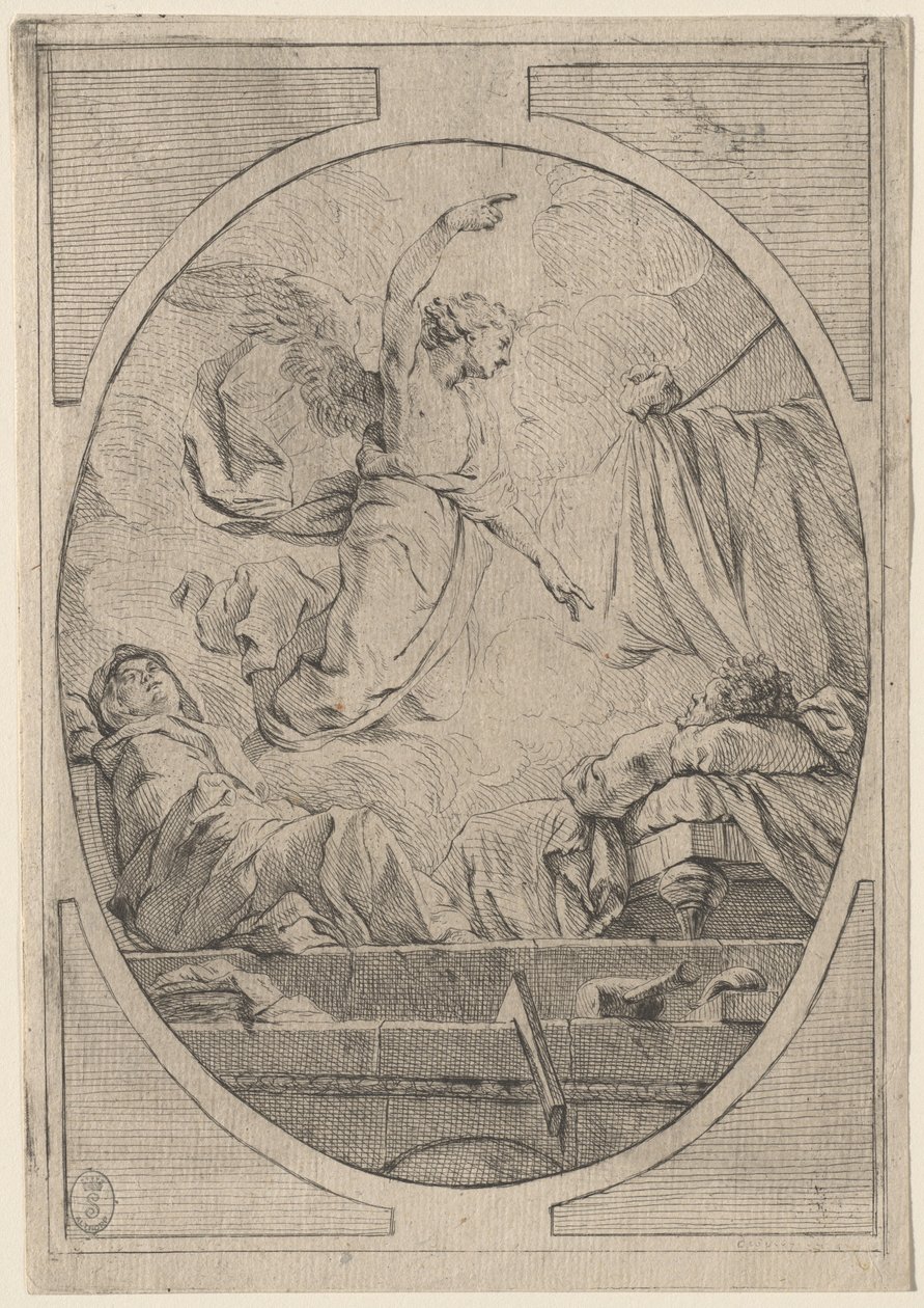 Aziz Joseph Rüyası, c. 1730. by Unbekannt