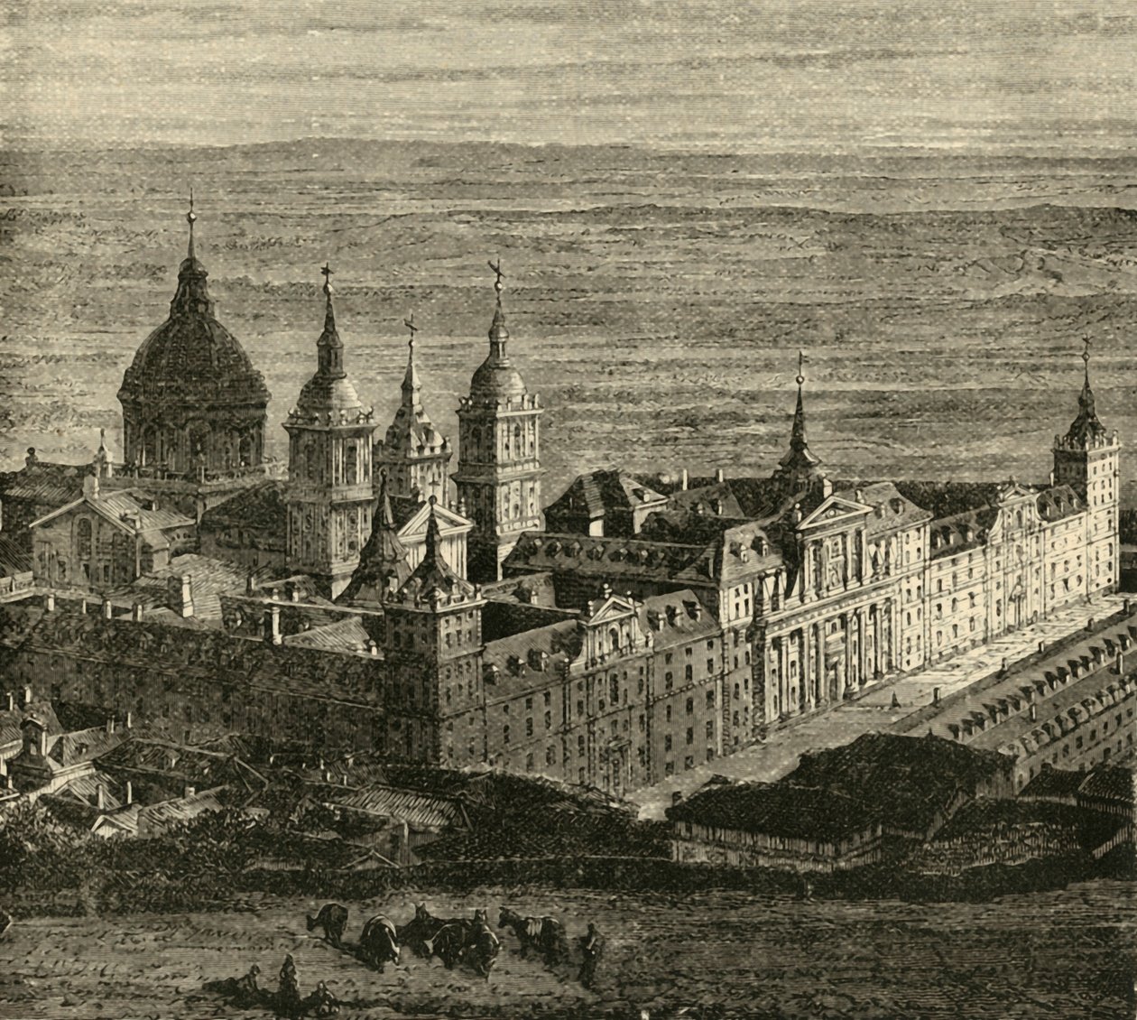 Escurial, Madrid yakınlarında, 1890. by Unbekannt