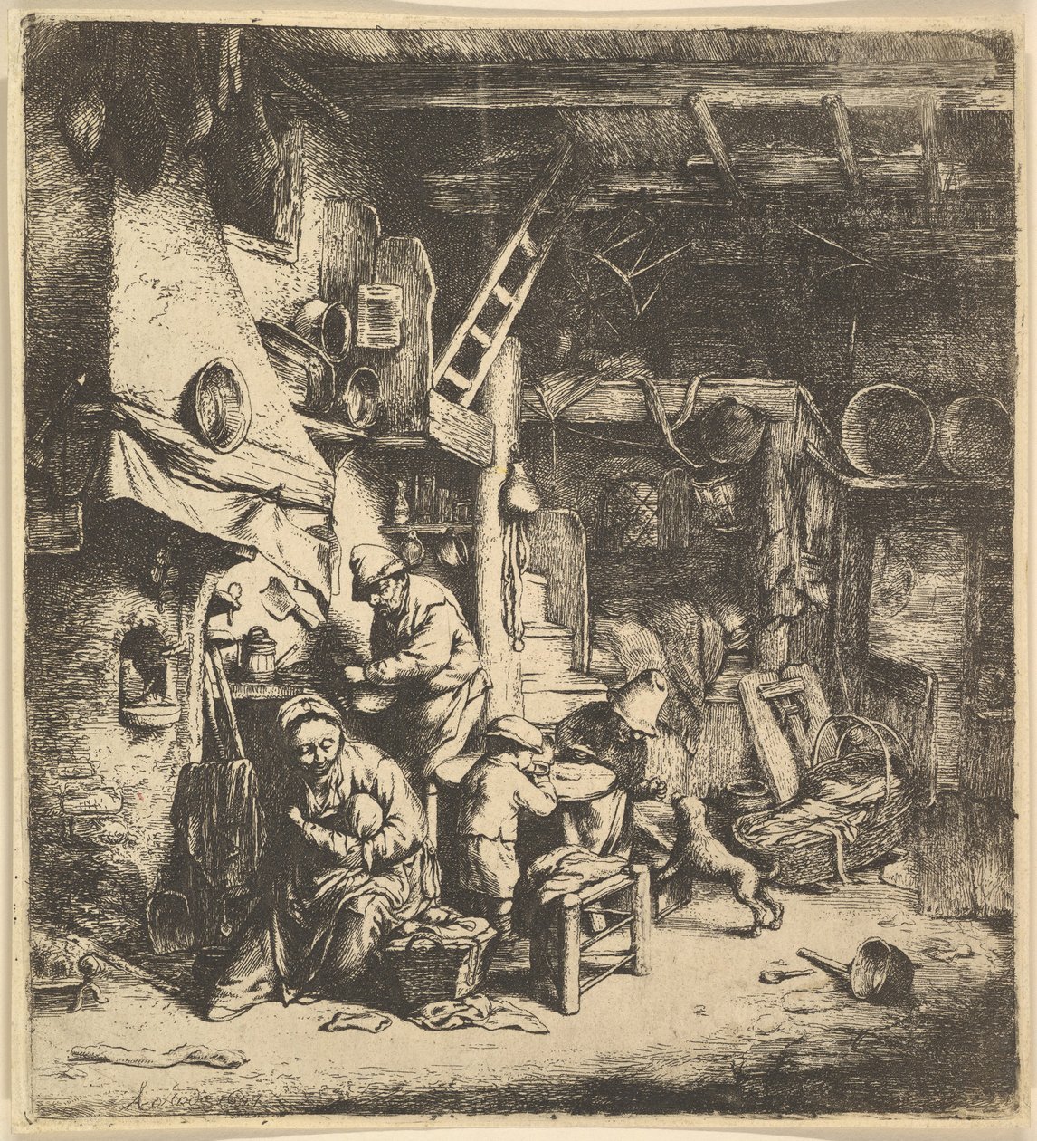 Aile ters kopyası, 1610-85. by Unbekannt