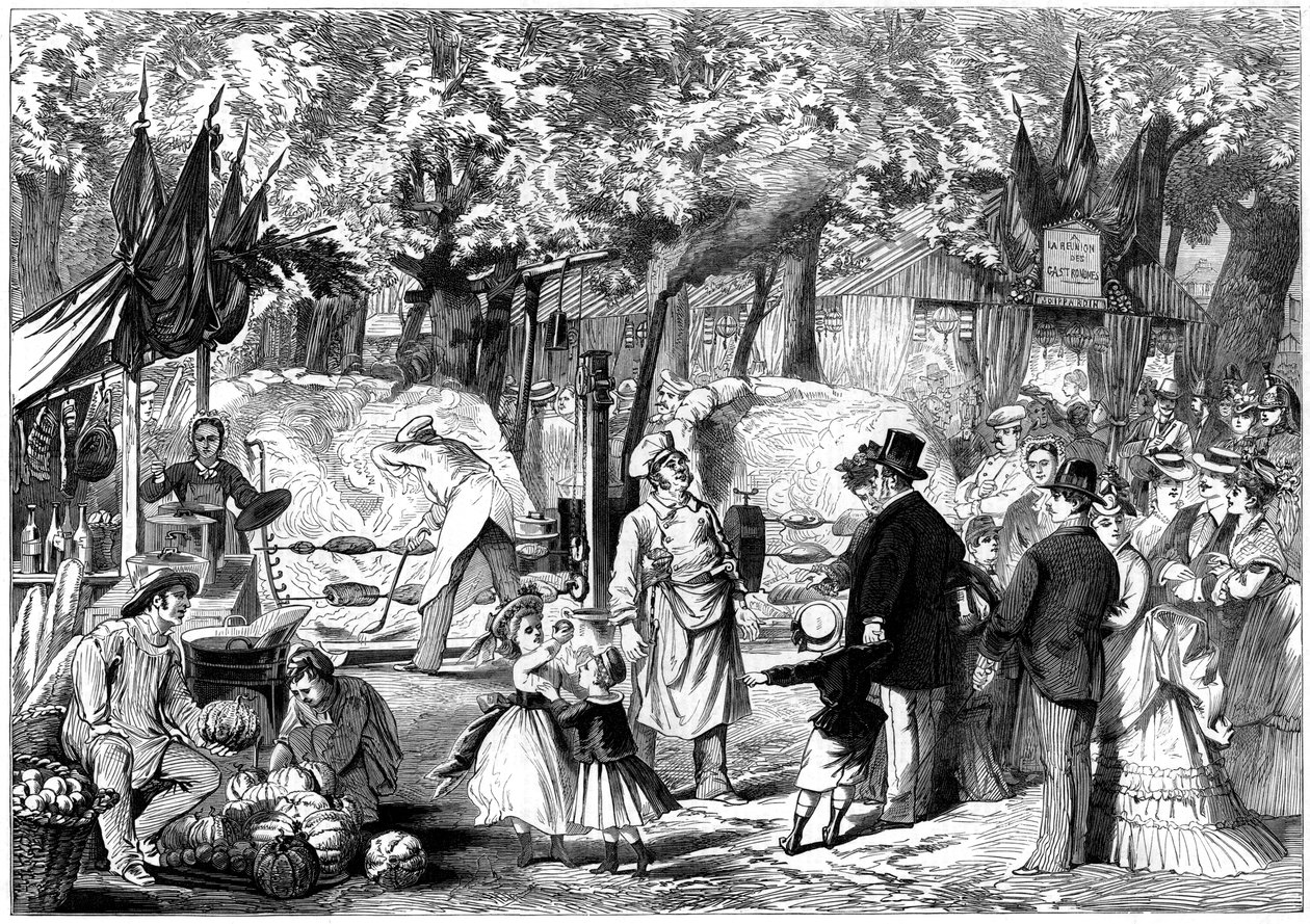 Fete des Loges, St-Germain-en-Laye, Fransa, 1874 by Unbekannt