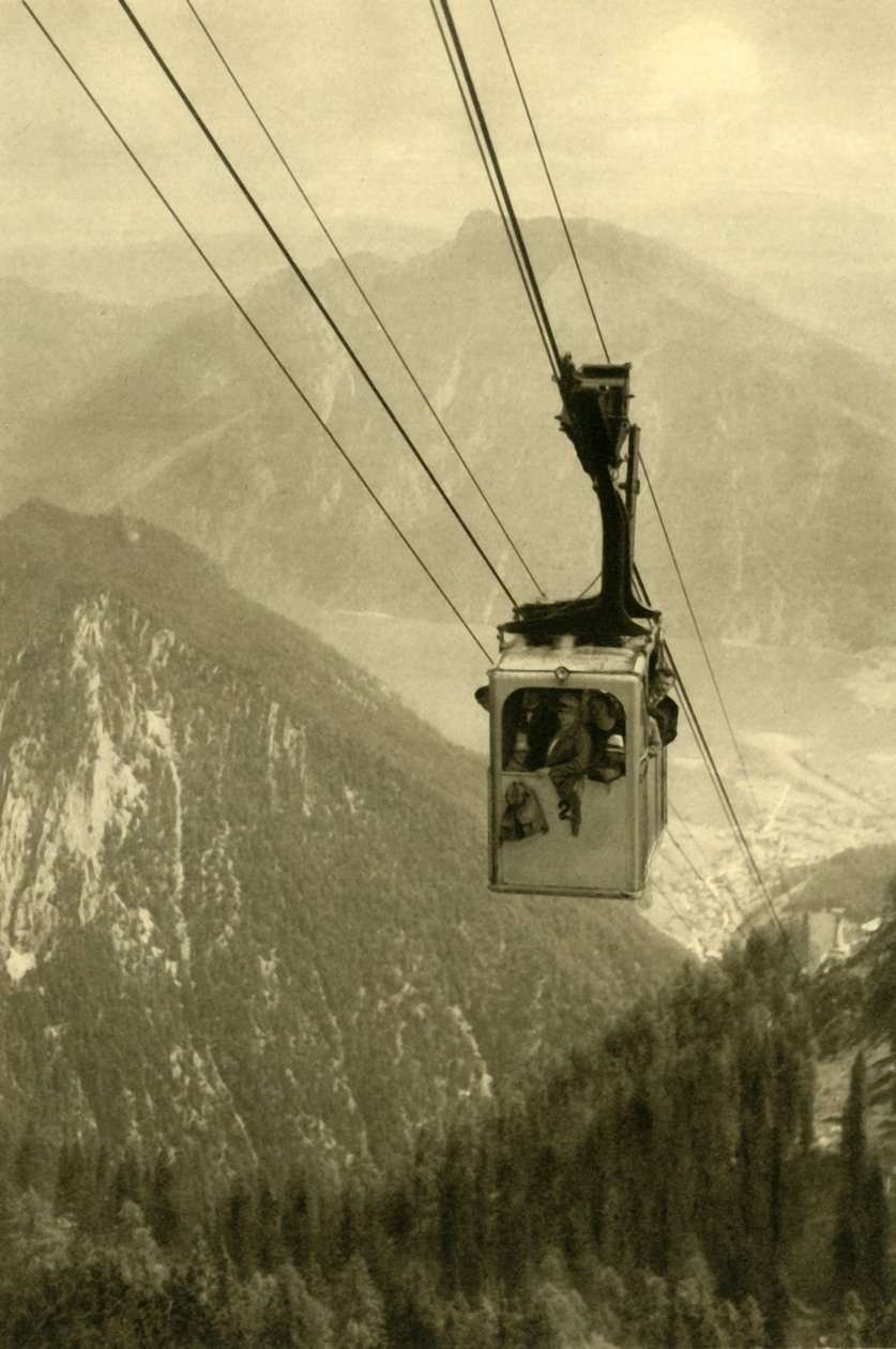 Feuerkogel teleferiği, Yukarı Avusturya, c1935. by Unbekannt