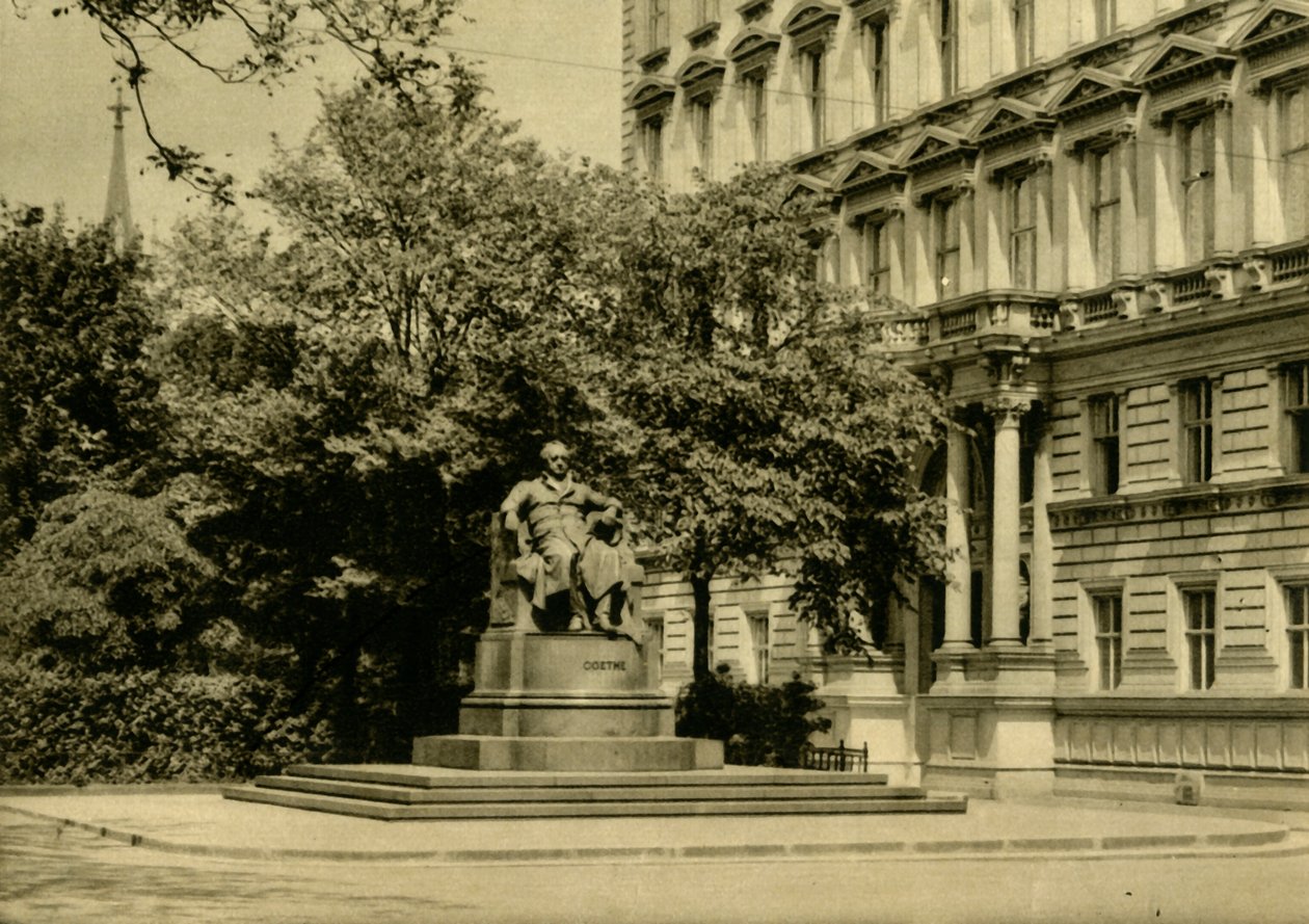 Goethe Anıtı, Viyana, Avusturya, c1935. by Unbekannt