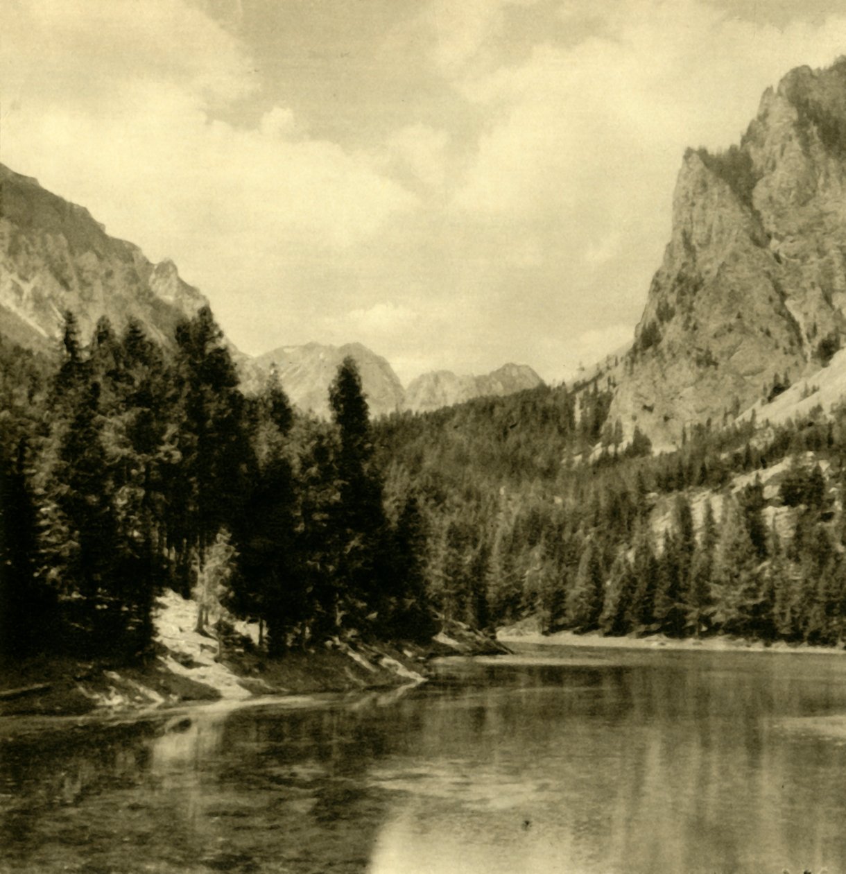 Grüner See, Styria, Avusturya, c1935. by Unbekannt