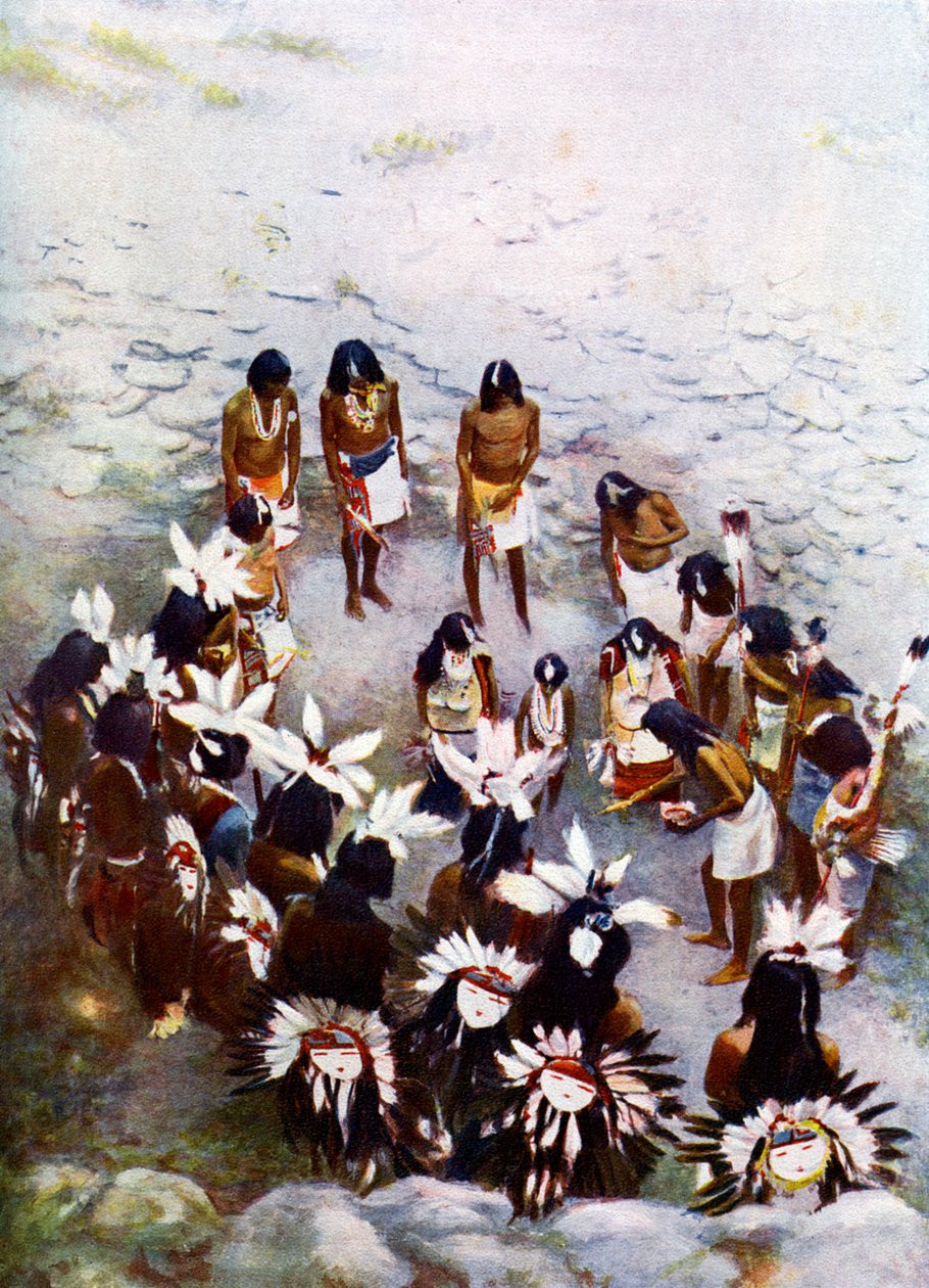 Hopi flüt töreni by Unbekannt