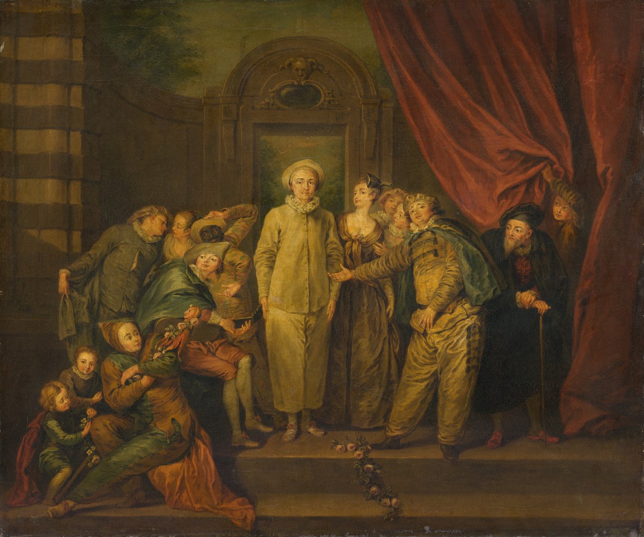 İtalyan Komedyenler kopyası, 19. yüzyıl. by Unbekannt