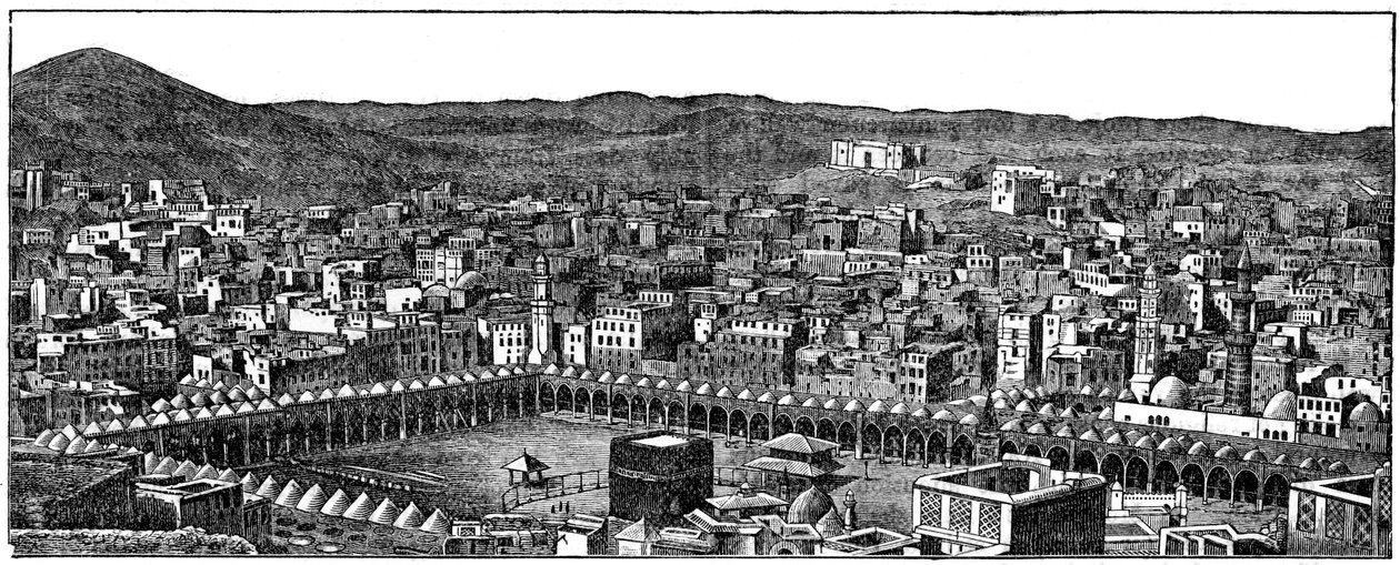 Kabe, Mescid-i Haram Camii, Mekke, 1877 by Unbekannt
