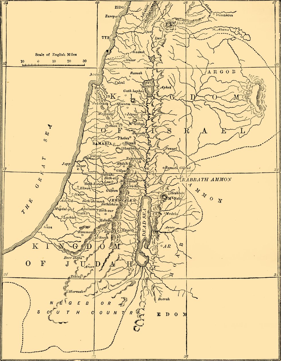 Yahuda ve İsrail Krallıkları, 1890. by Unbekannt