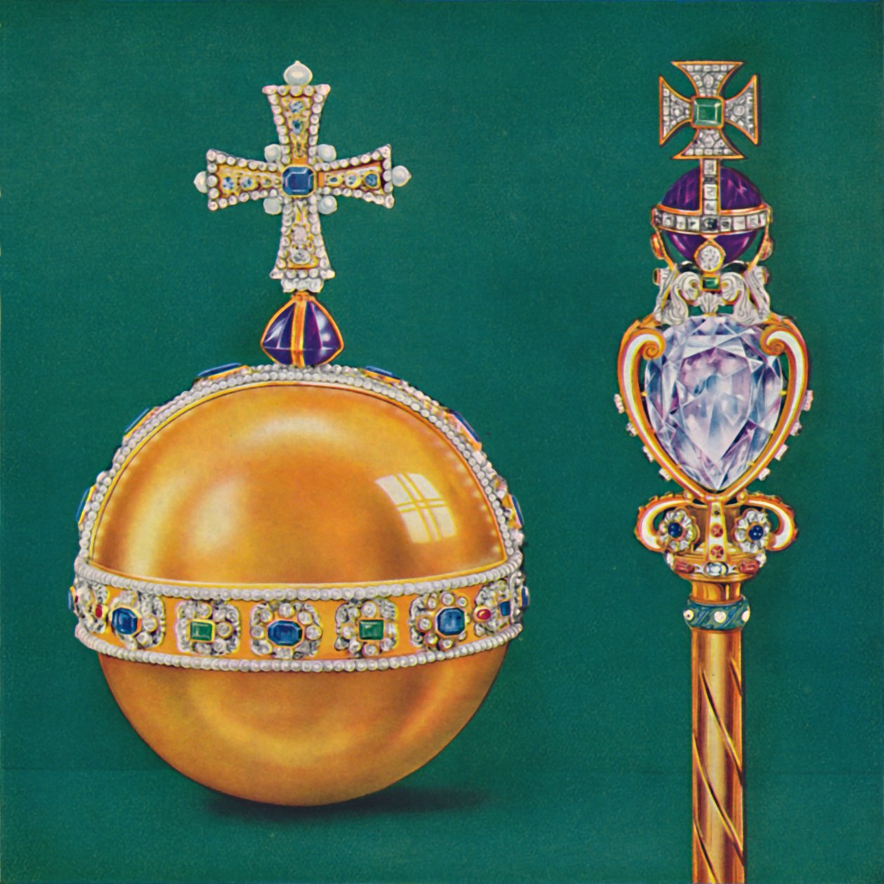 Kings Orb ve Sceptre, 1937. by Unbekannt