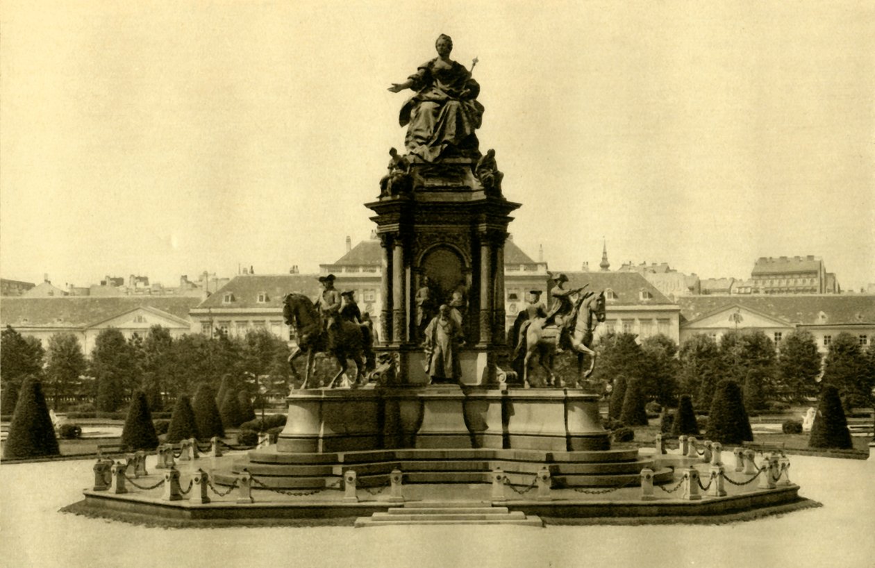 Maria Theresa Anıtı, Viyana, Avusturya, c1935. by Unbekannt