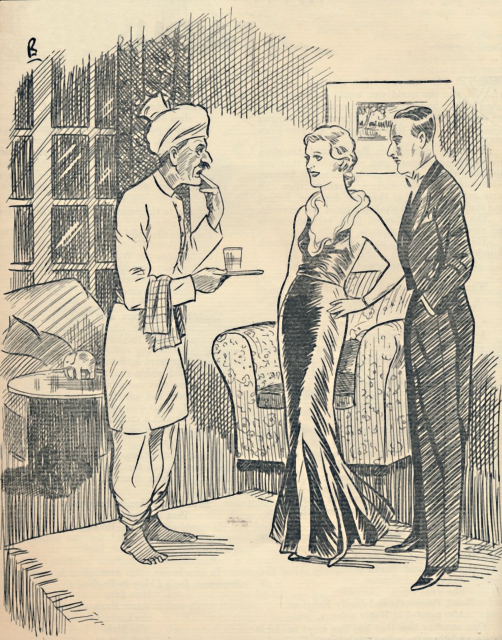 Memsahib, yeni edindiği Hindustani