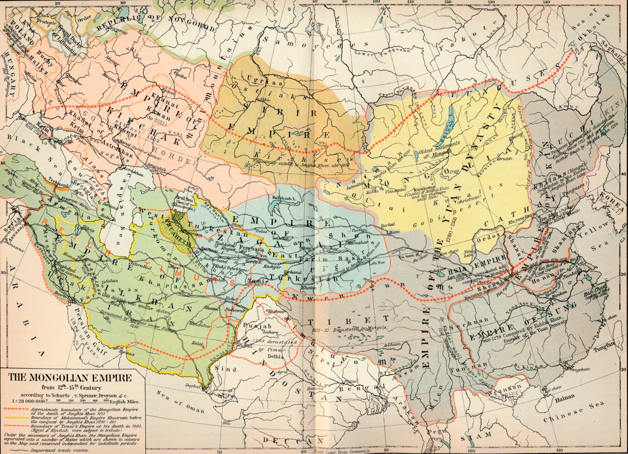 12-15. Yüzyıldan Moğol İmparatorluğu, c1903, 1904 by Unbekannt