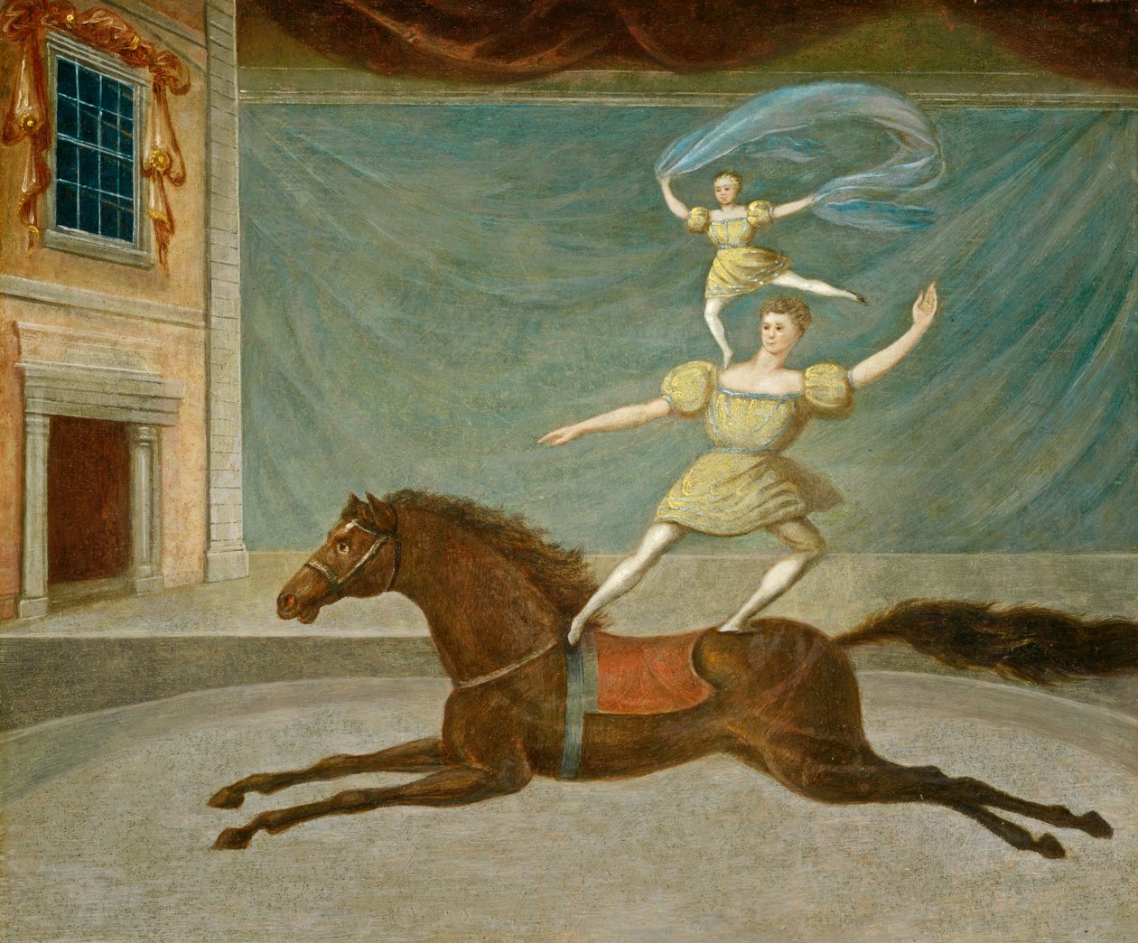 Atlı Akrobatlar, 1825 veya sonrası. by Unbekannt