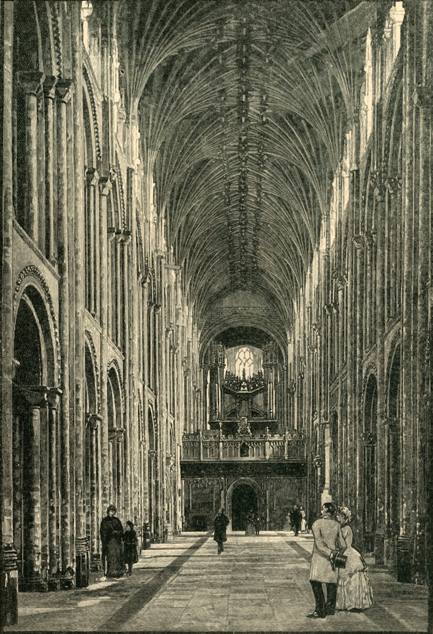 Nef, Norwich Katedrali, 1898. by Unbekannt
