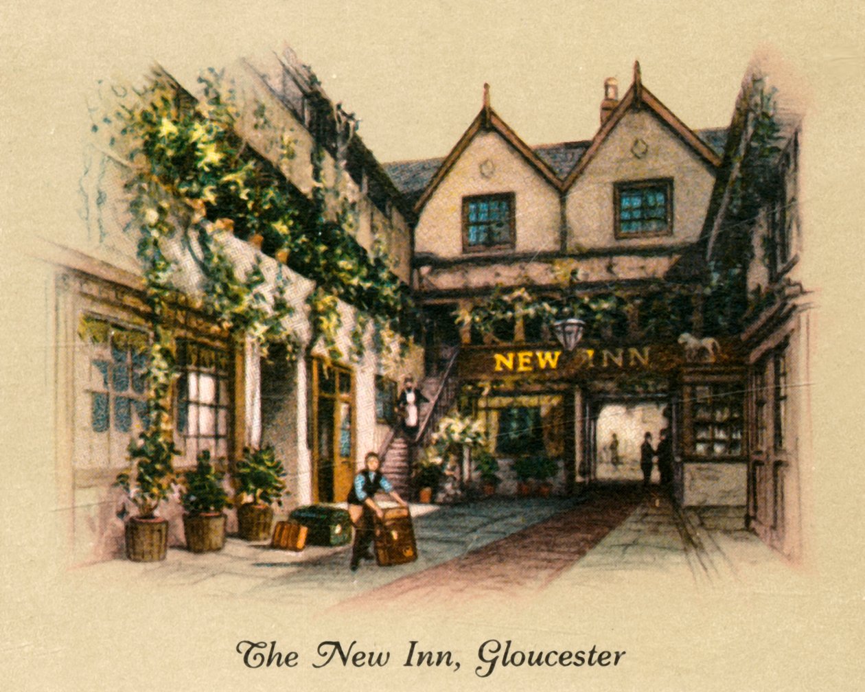The New Inn, Gloucester, 1936. by Unbekannt