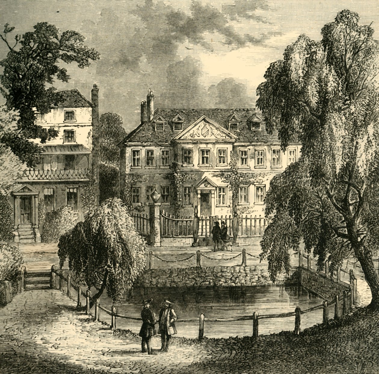 Yeşildeki Eski Ev, c1878. by Unbekannt